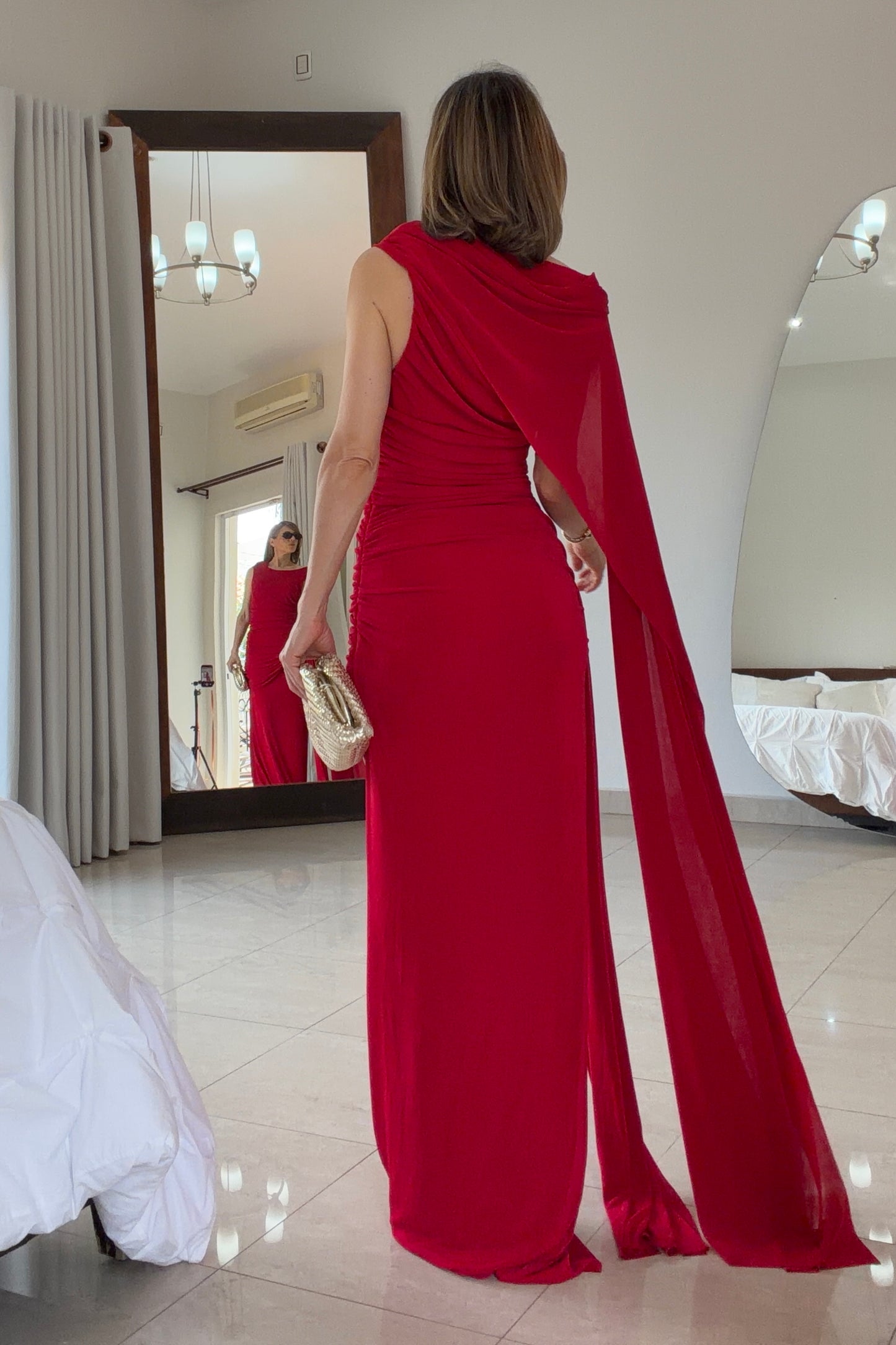VESTIDO DETALLE HOMBRO