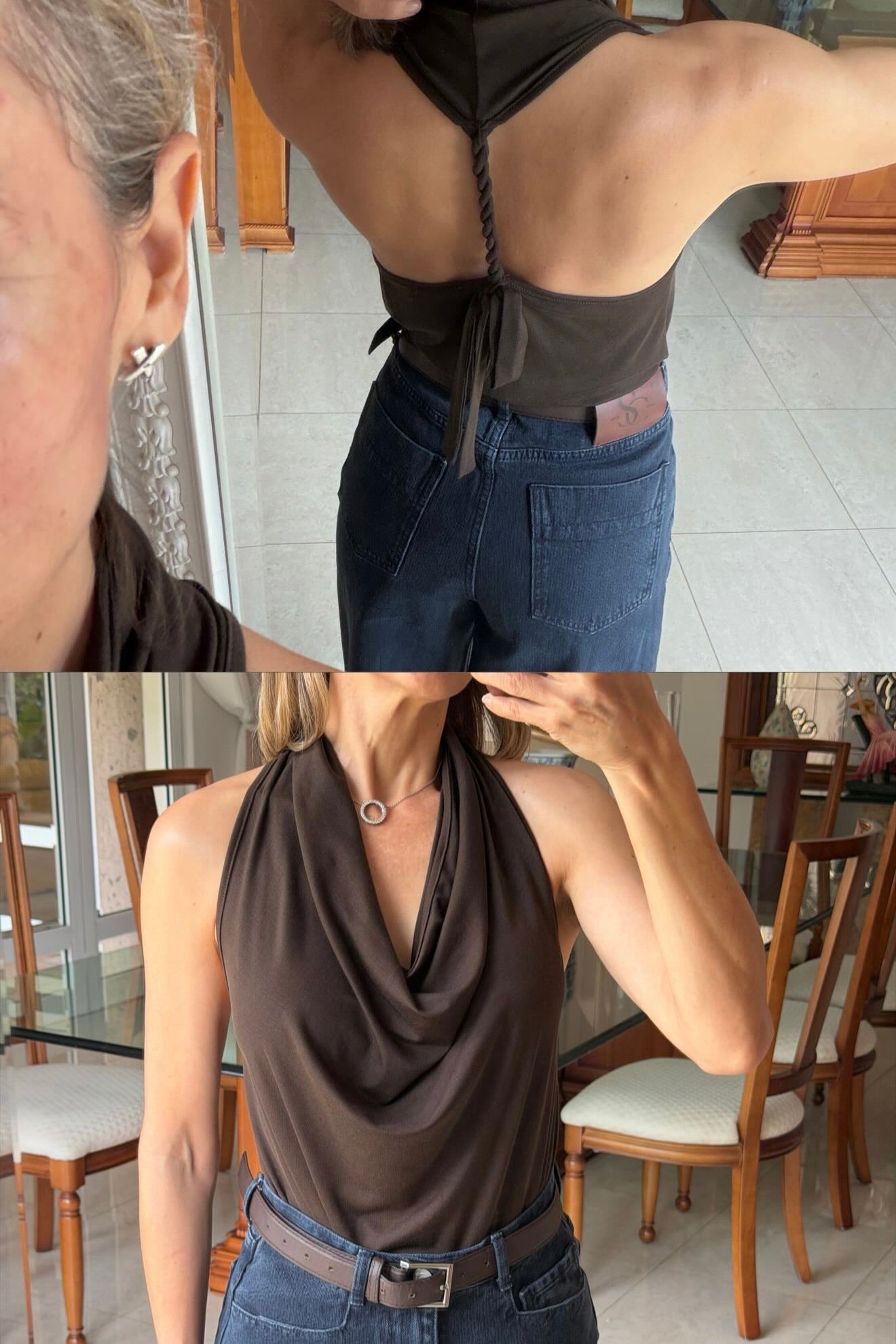 BLUSA TRENZA ESPALDA