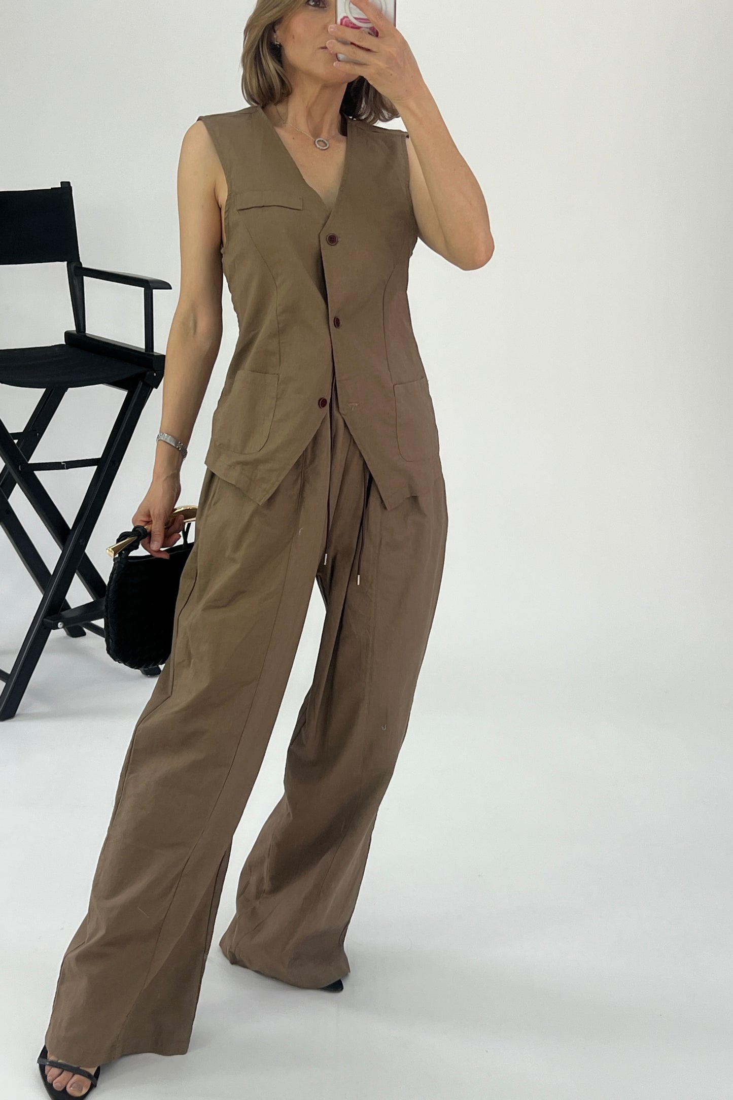 VEST SET UNICOLOR