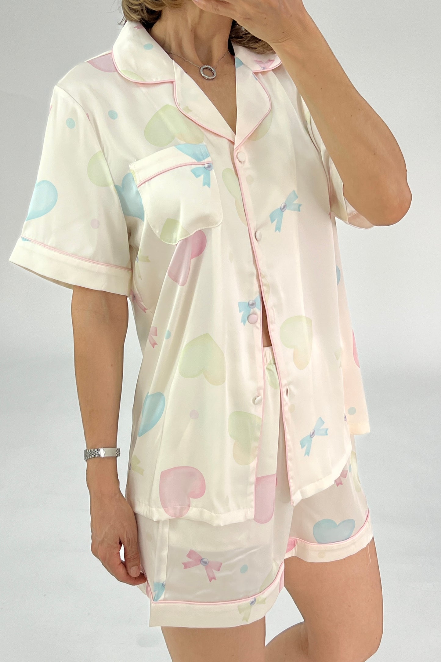 PIJAMA CORAZONES & MOÑOS