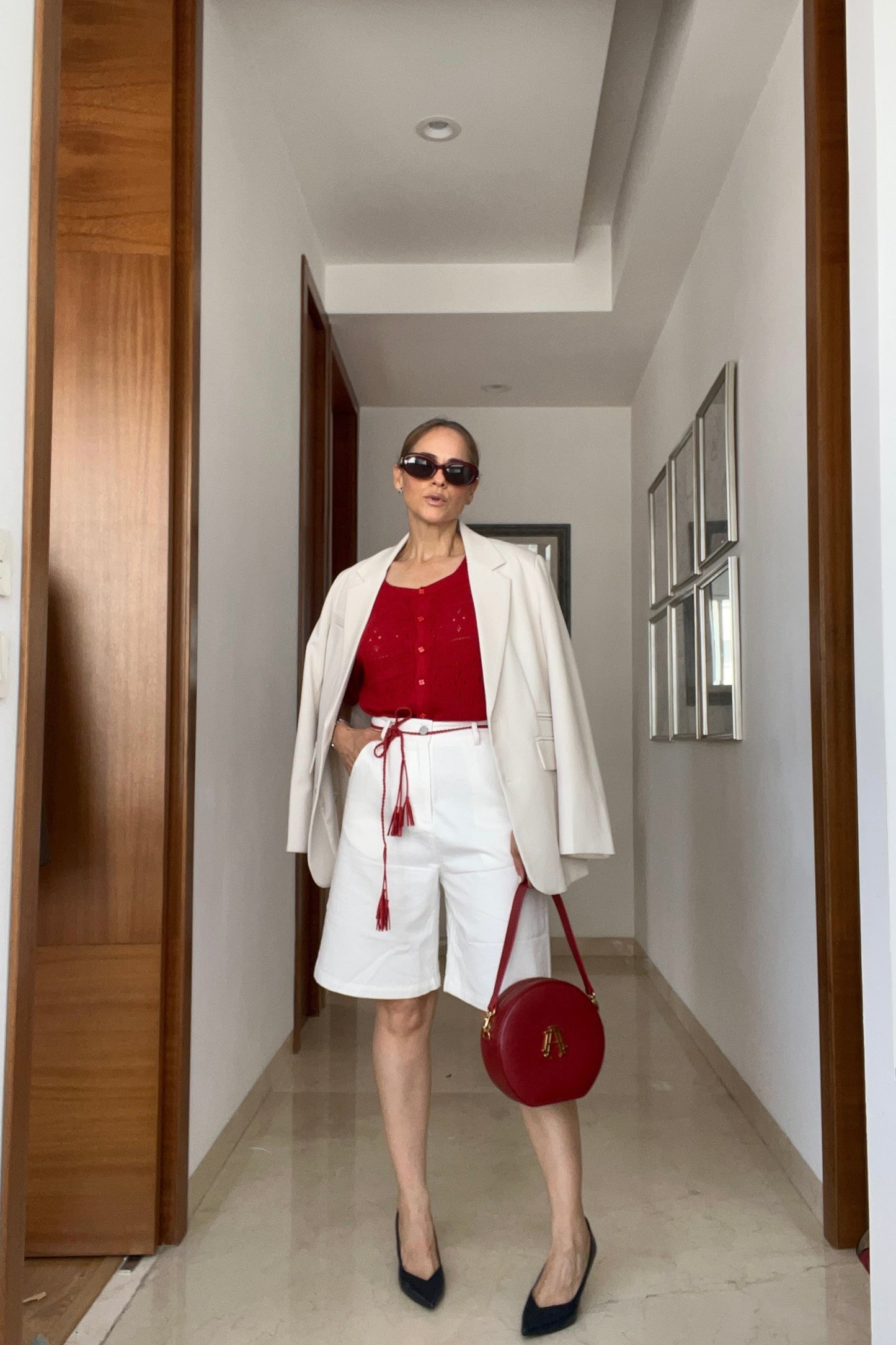 BERMUDA CINTO TRENZADO