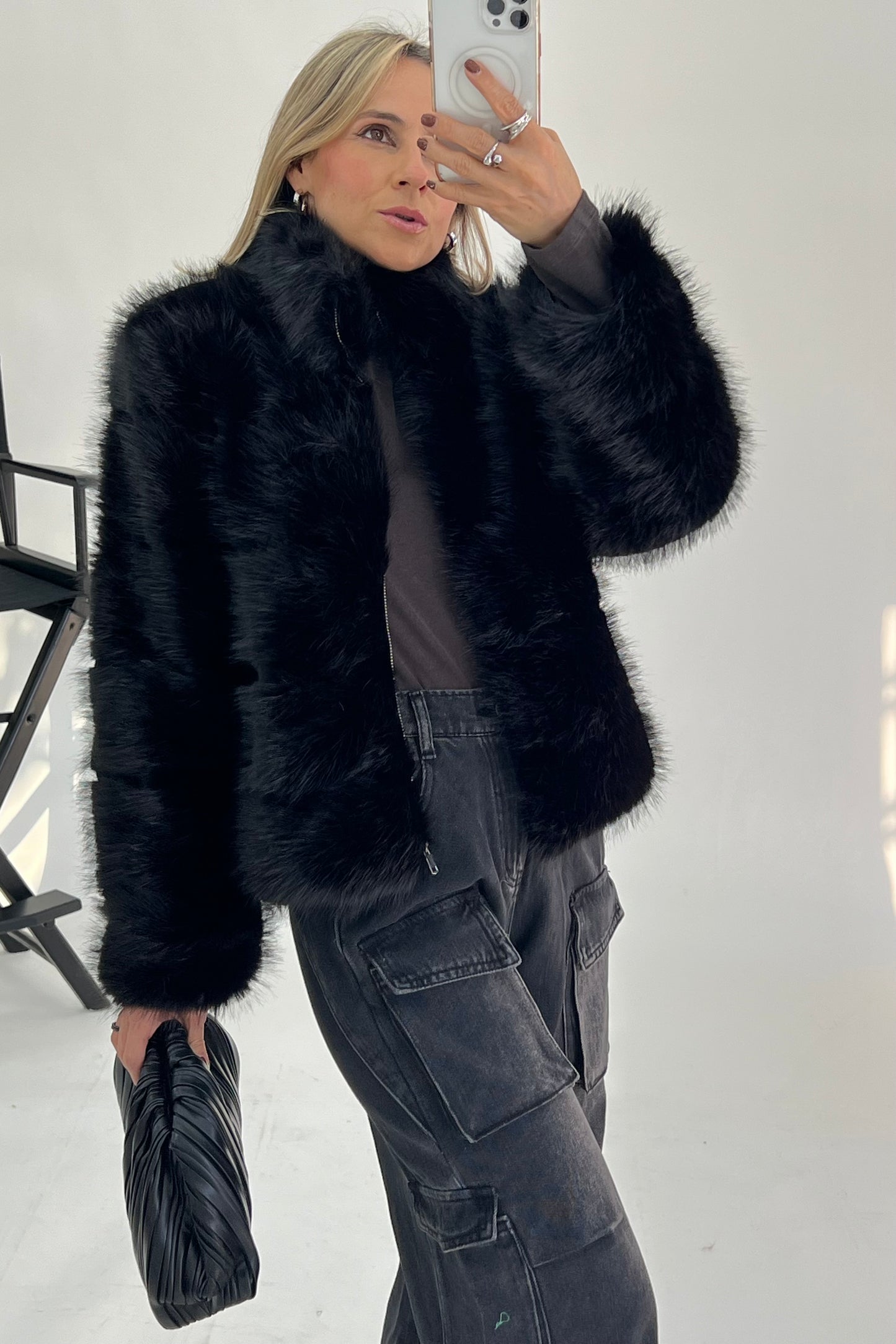 FAUX FUR COAT