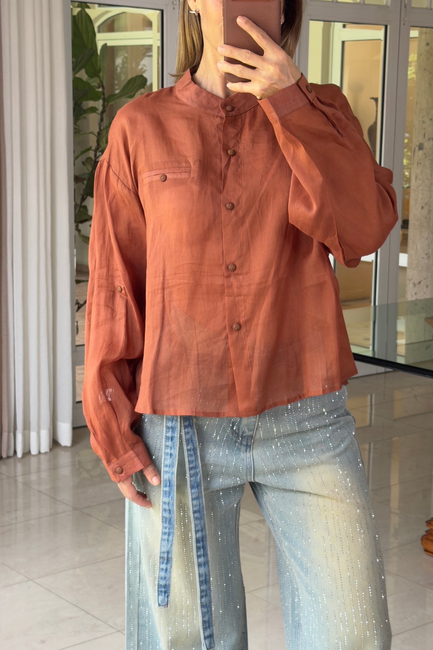 BLUSA TRASLUCIDA