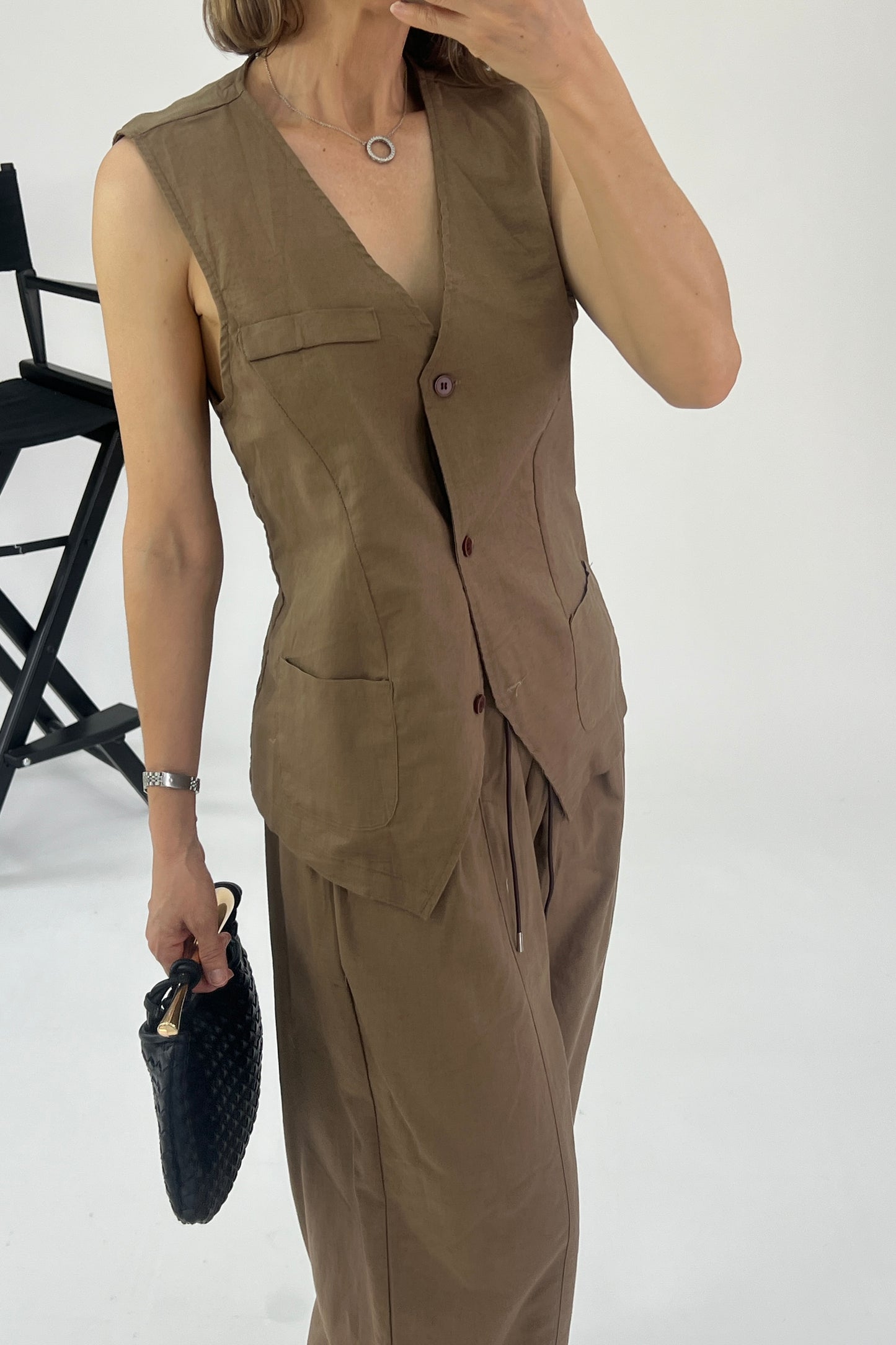 VEST SET UNICOLOR