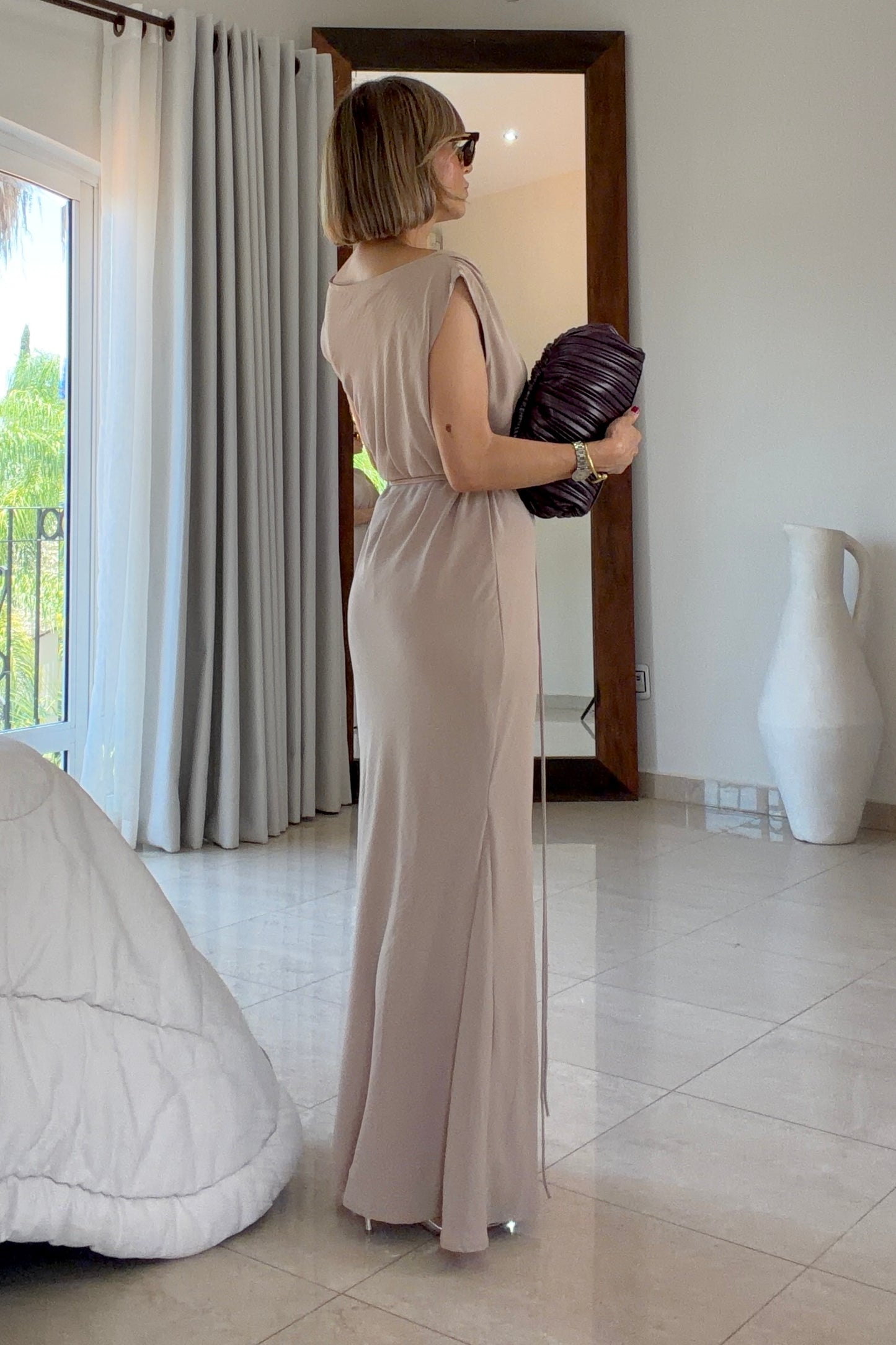 VESTIDO DETALLE HOMBROS