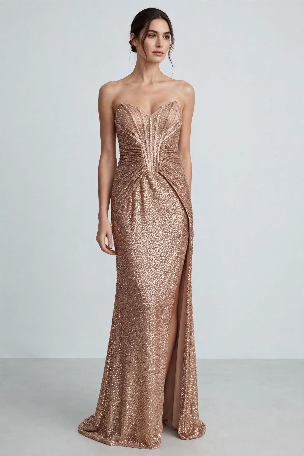 VESTIDO PIERNA DESCUBIERTA