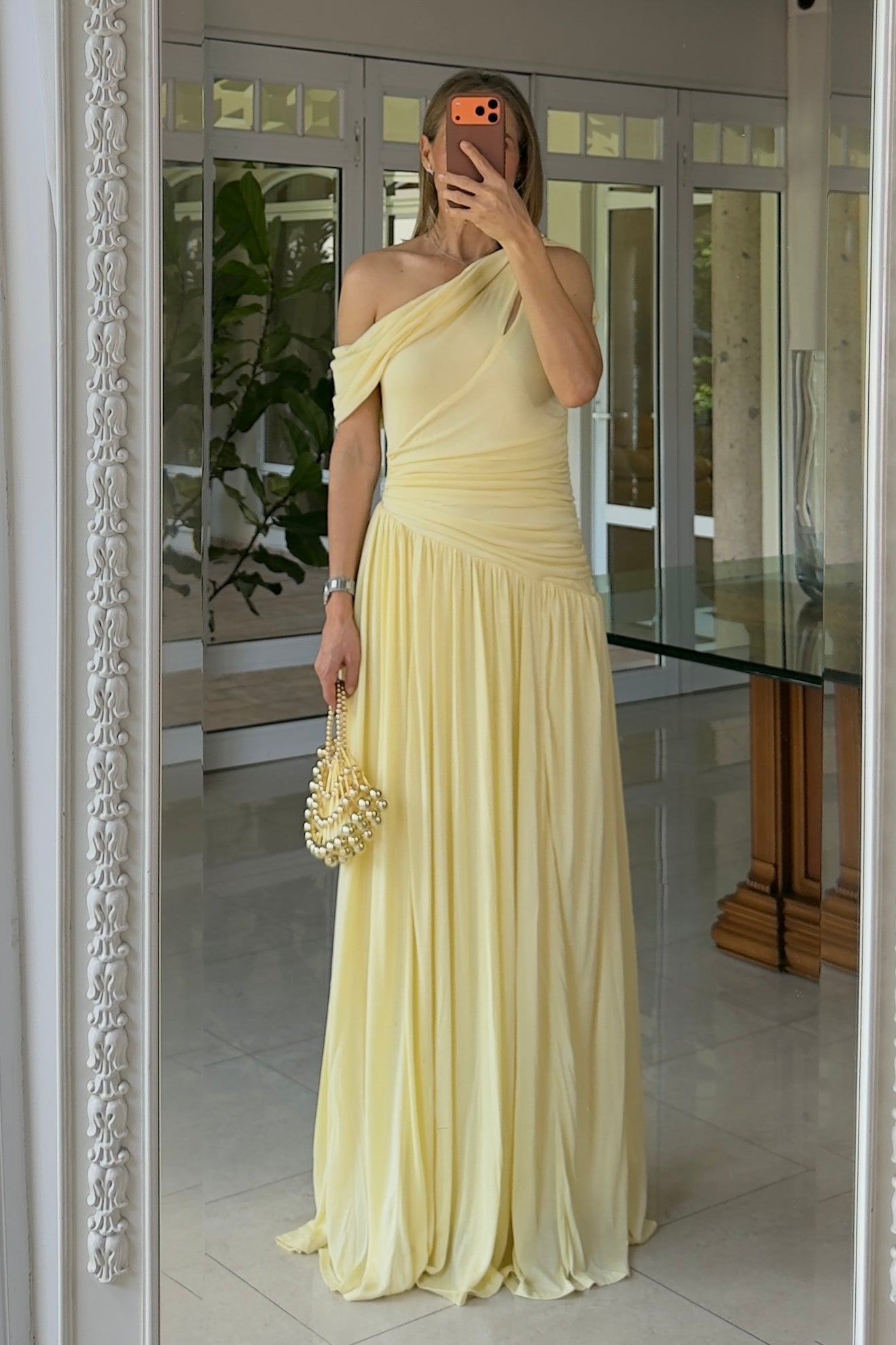 VESTIDO HOMBRO ASIMETRICO