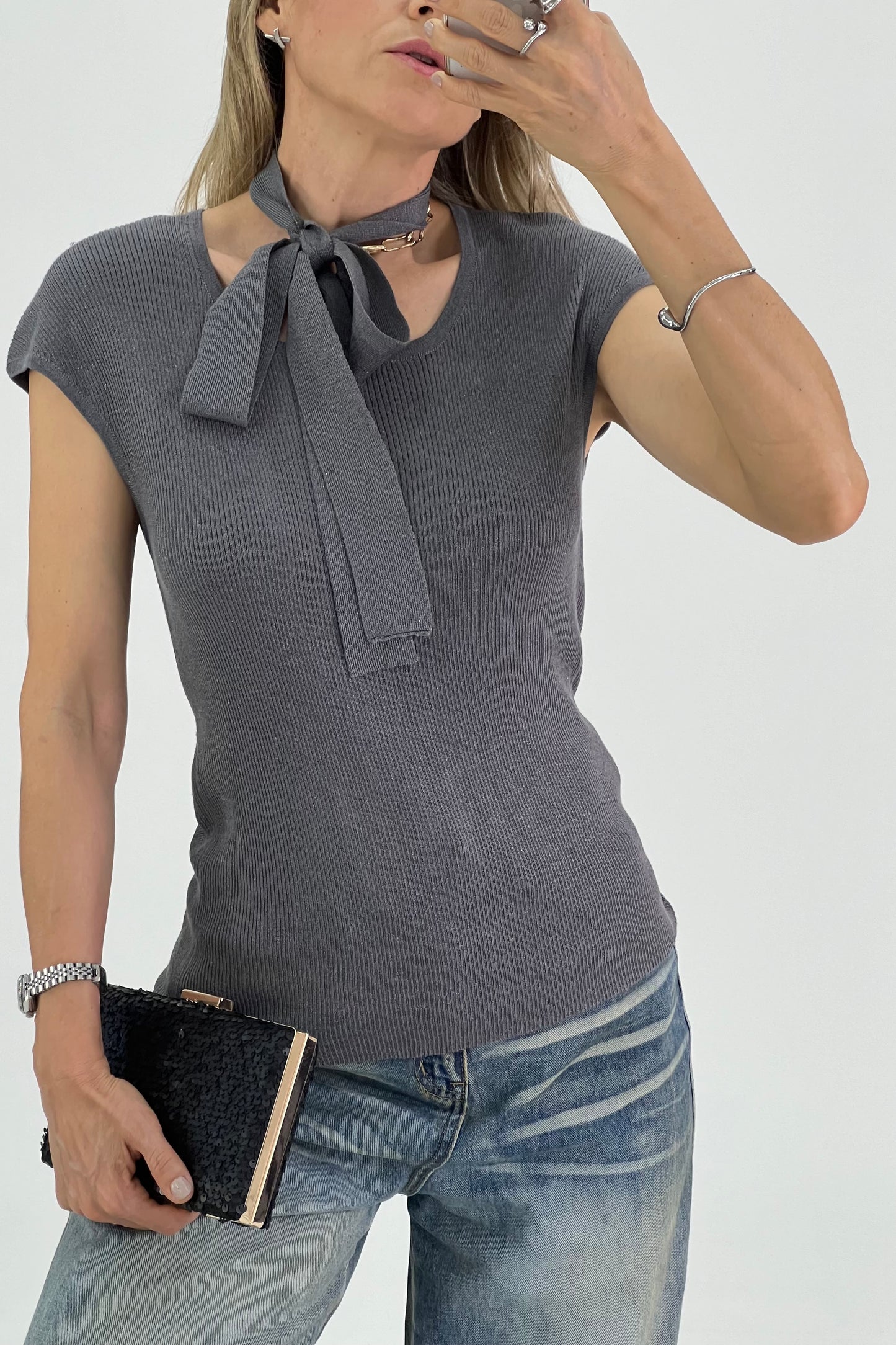 BLUSA CORBATIN