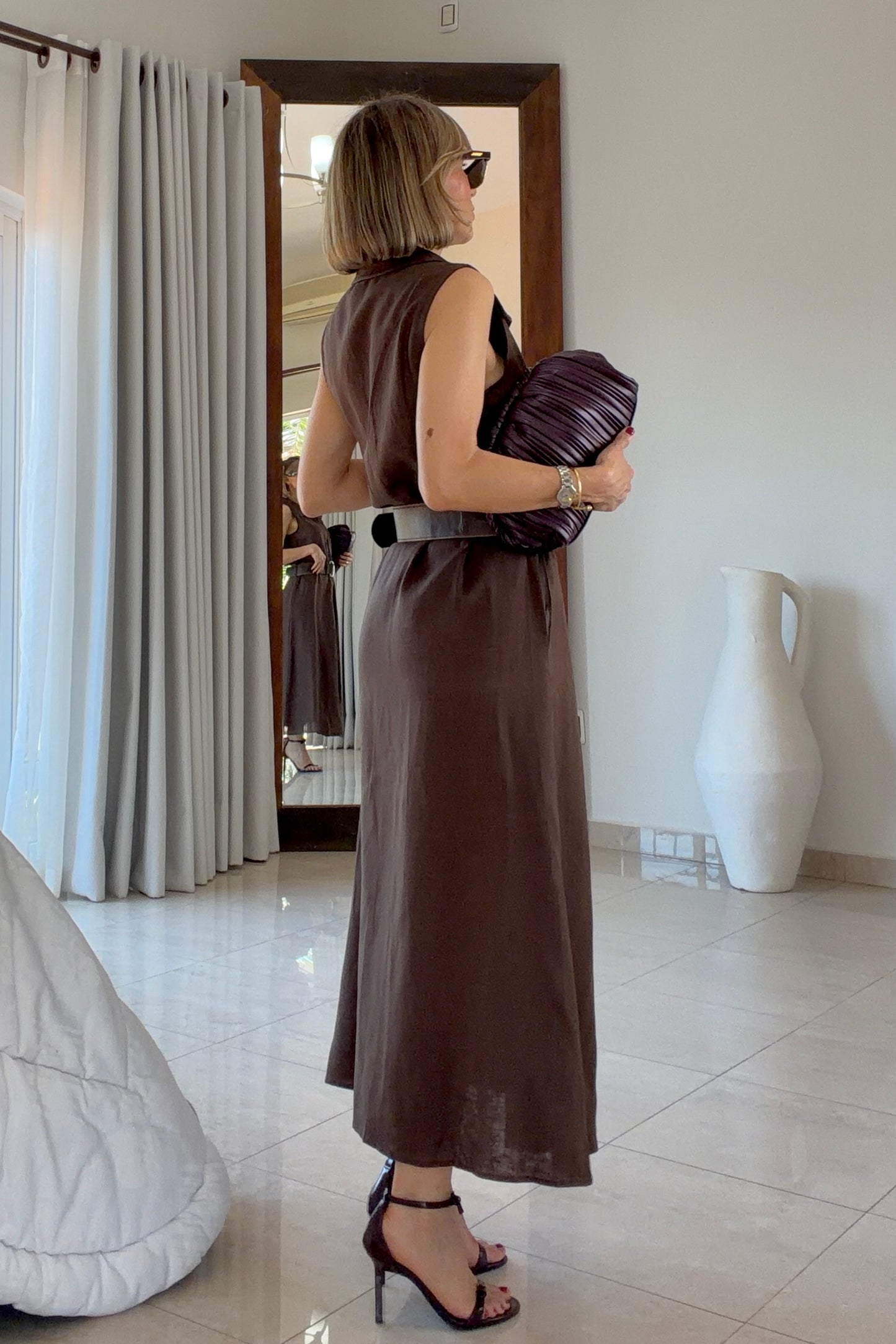 VESTIDO LINO & CINTO