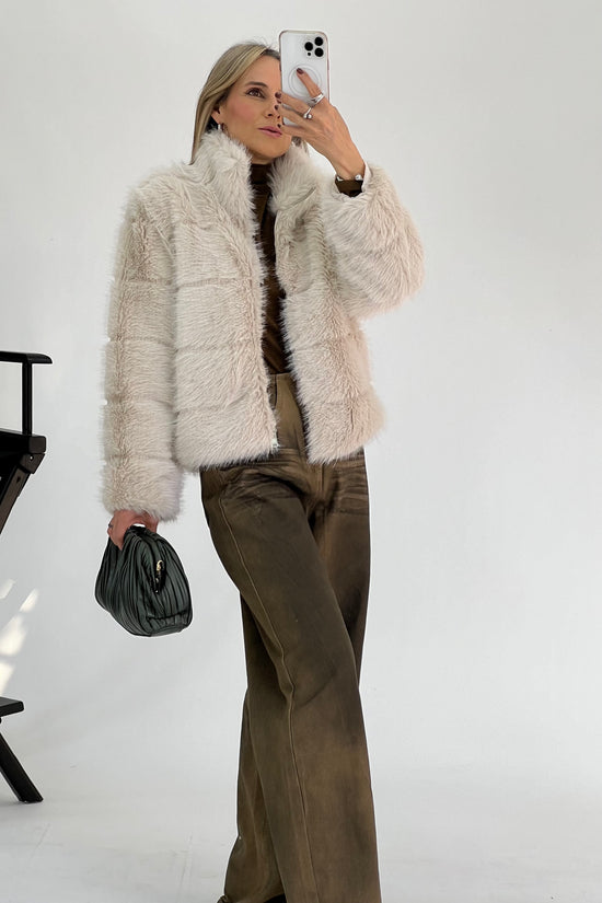 FAUX FUR COAT