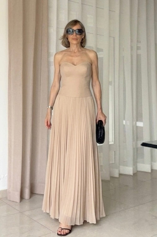 VESTIDO AJUSTADO & PLISADO