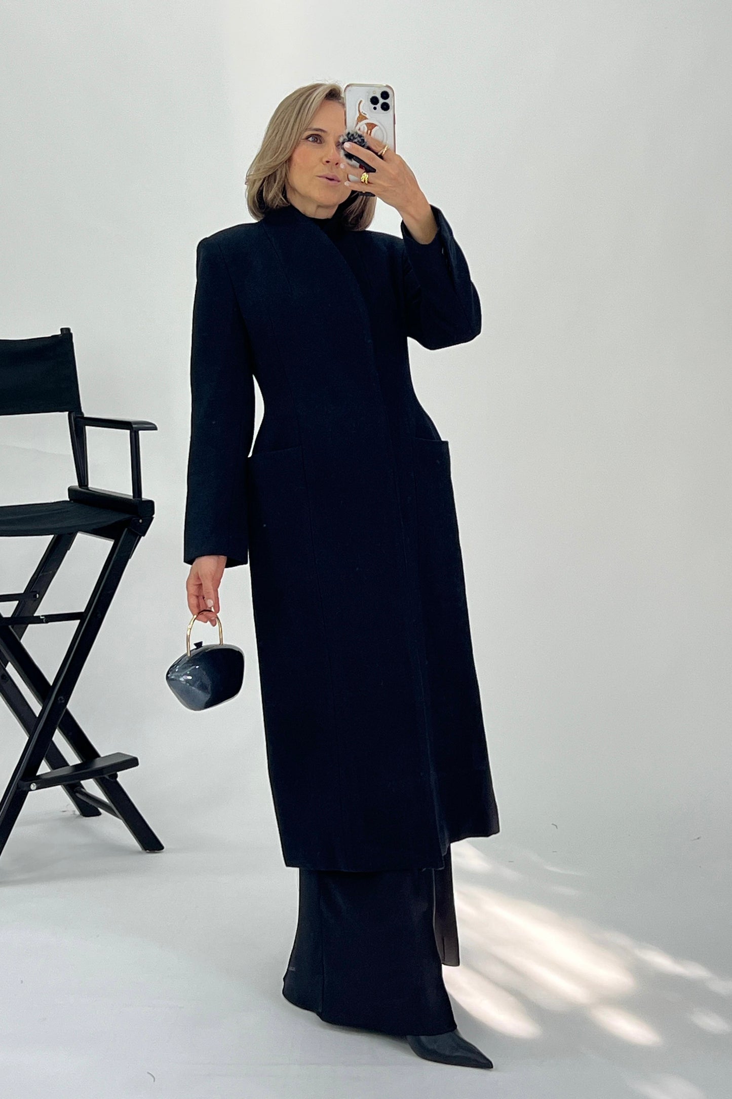 FITTED MAXI COAT