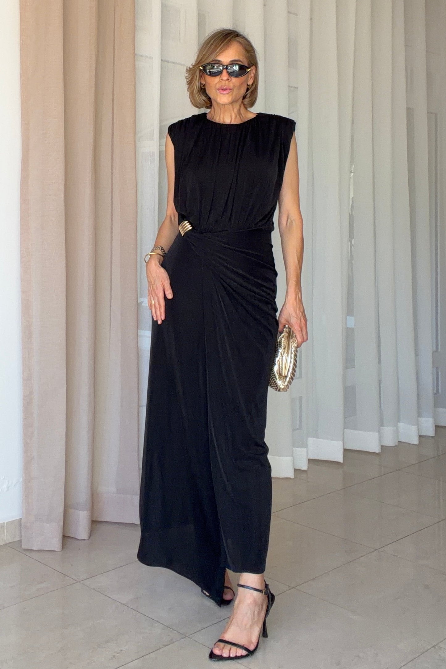 VESTIDO DETALLE CINTURA
