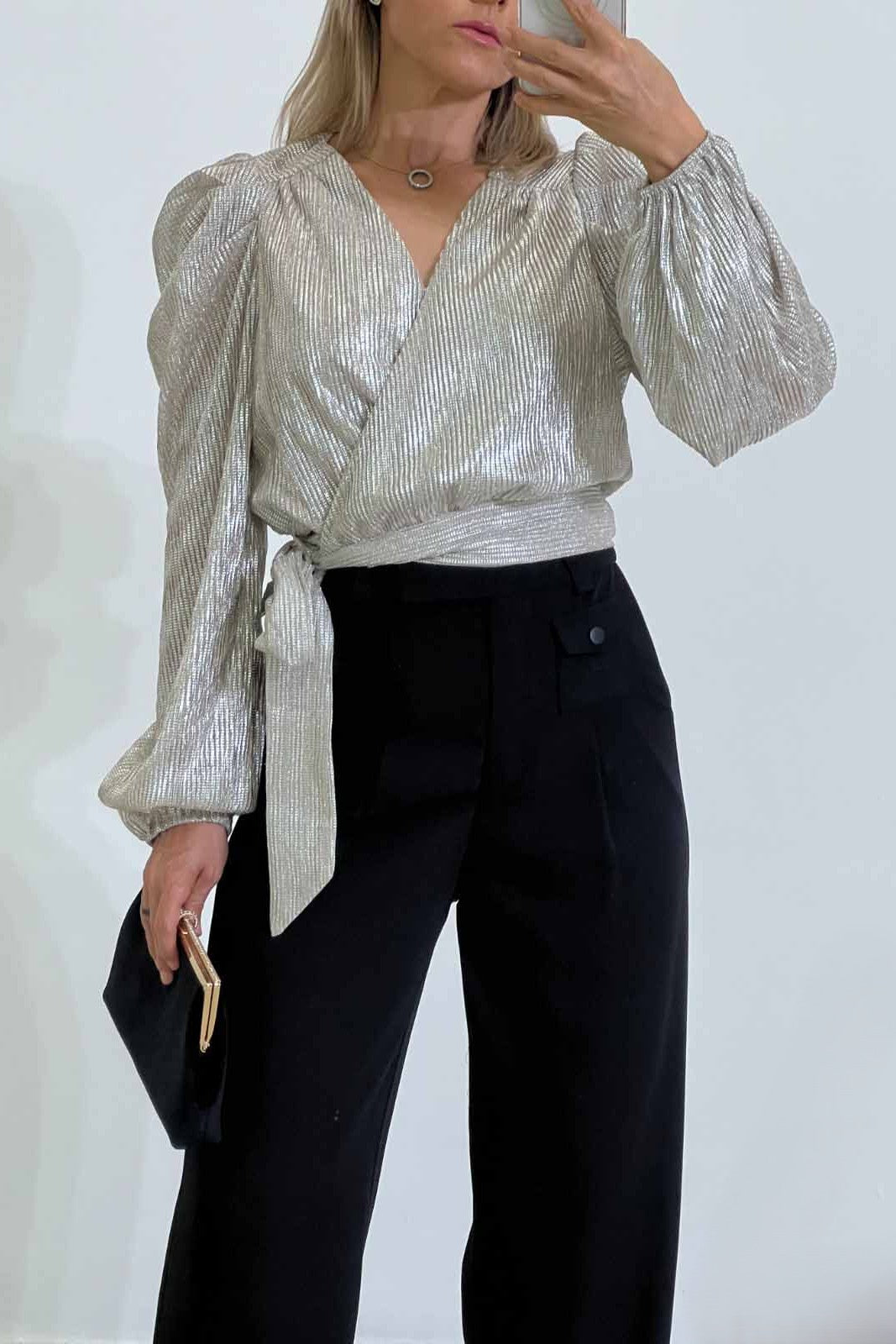 BLUSA METALICA