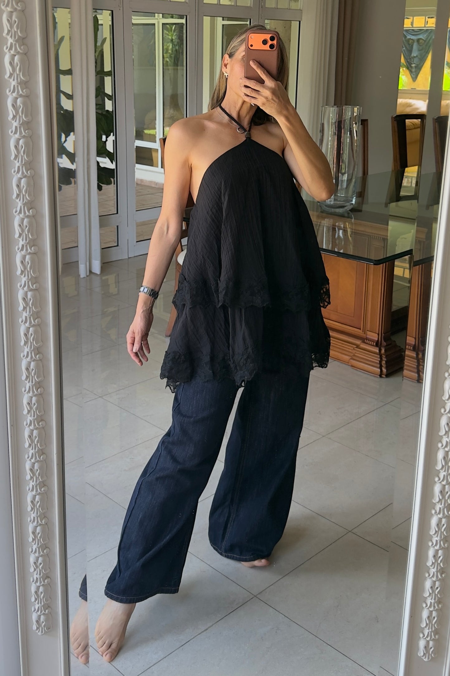 BLUSA CAPAS & ENCAJE