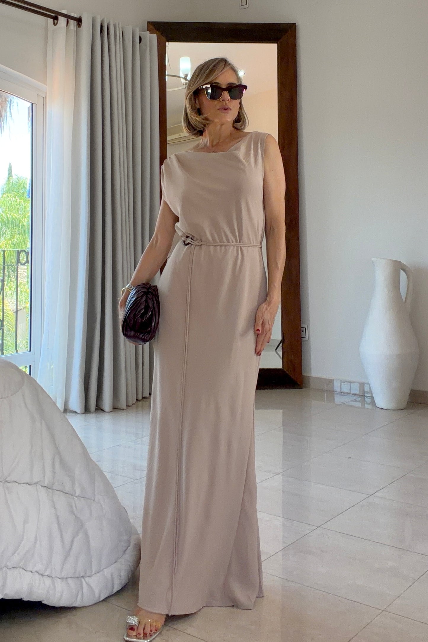 VESTIDO DETALLE HOMBROS