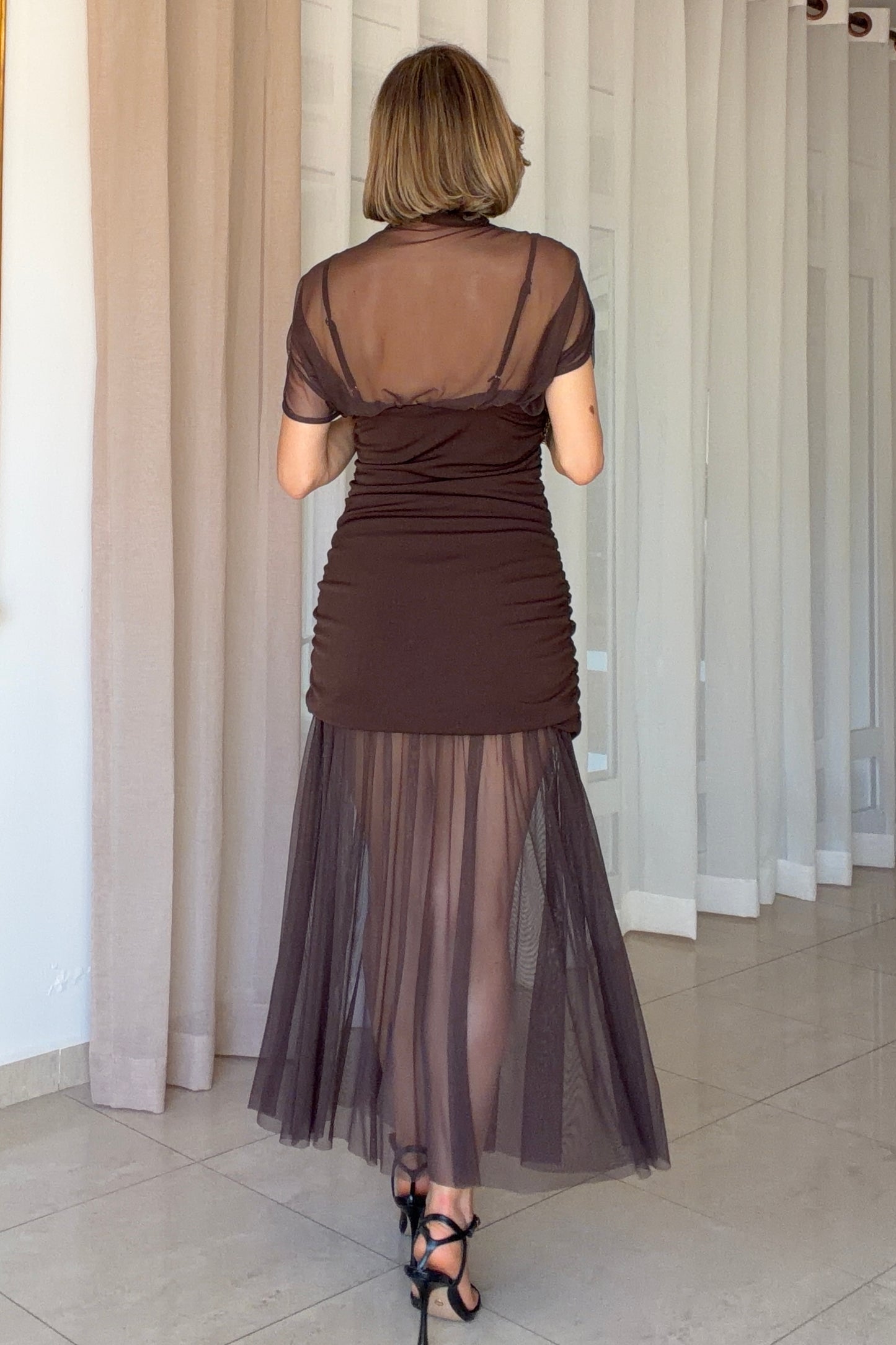 VESTIDO TRANSPARENCIAS