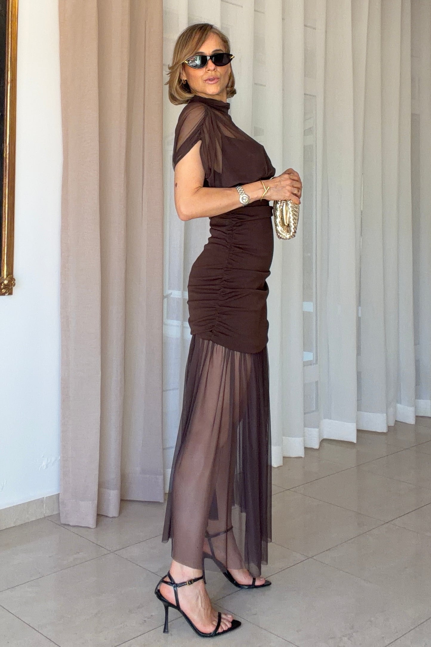 VESTIDO TRANSPARENCIAS