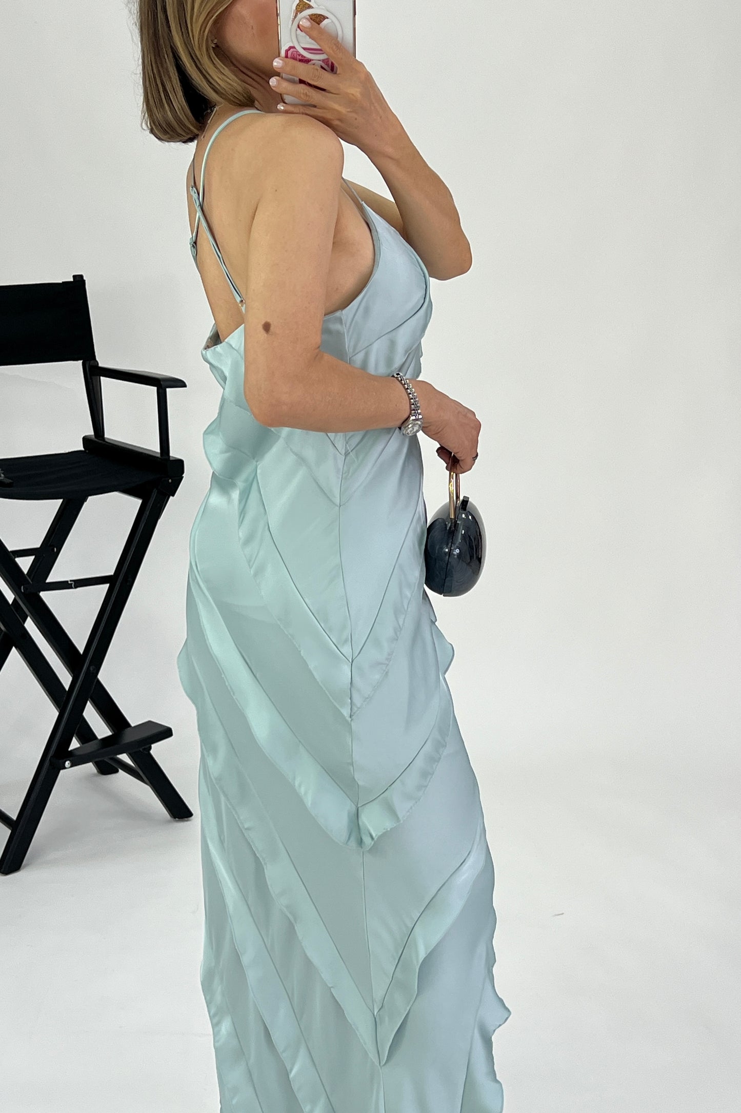 VESTIDO OLANES ASIMETRICOS