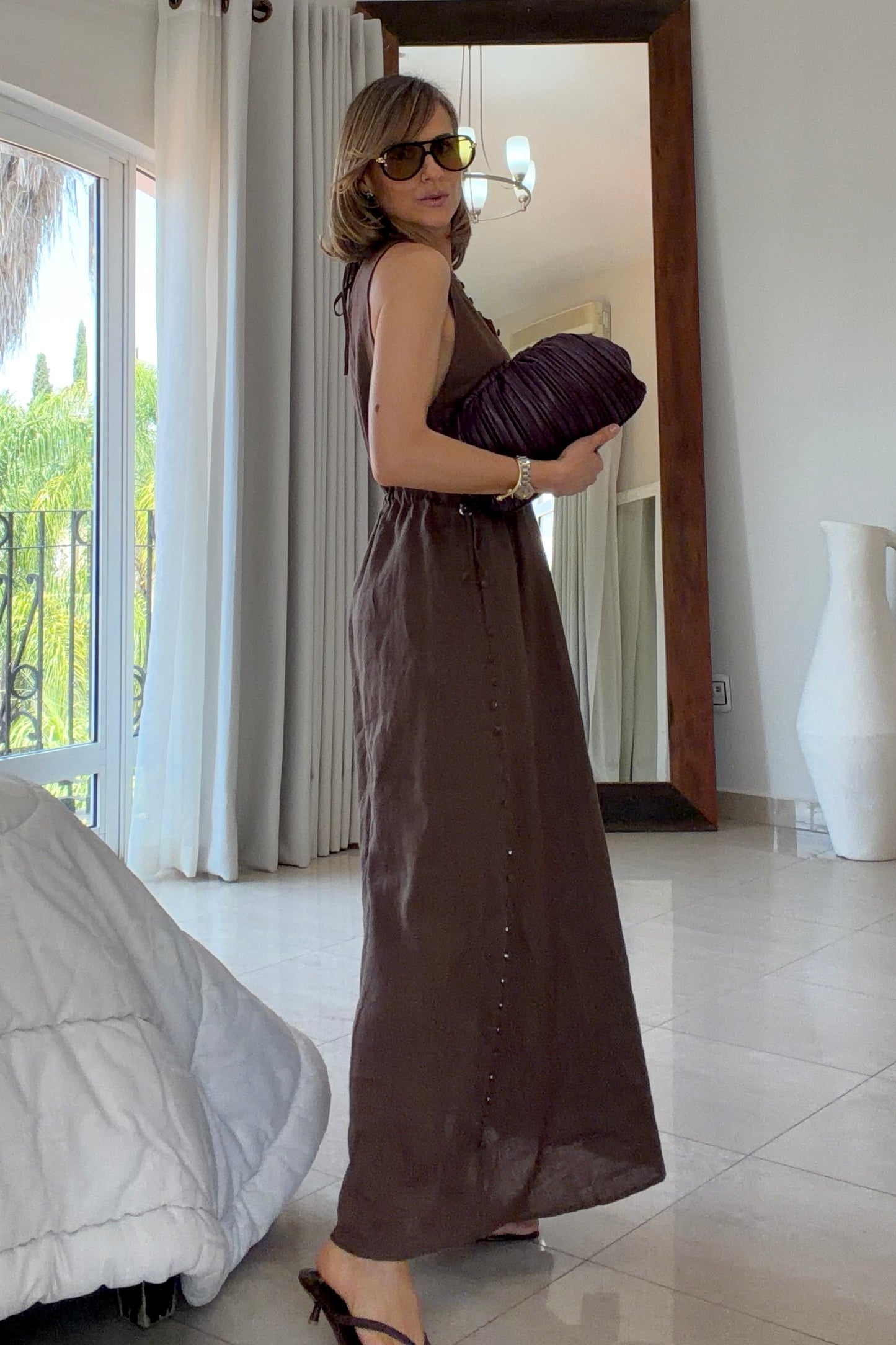 VESTIDO BOTONES