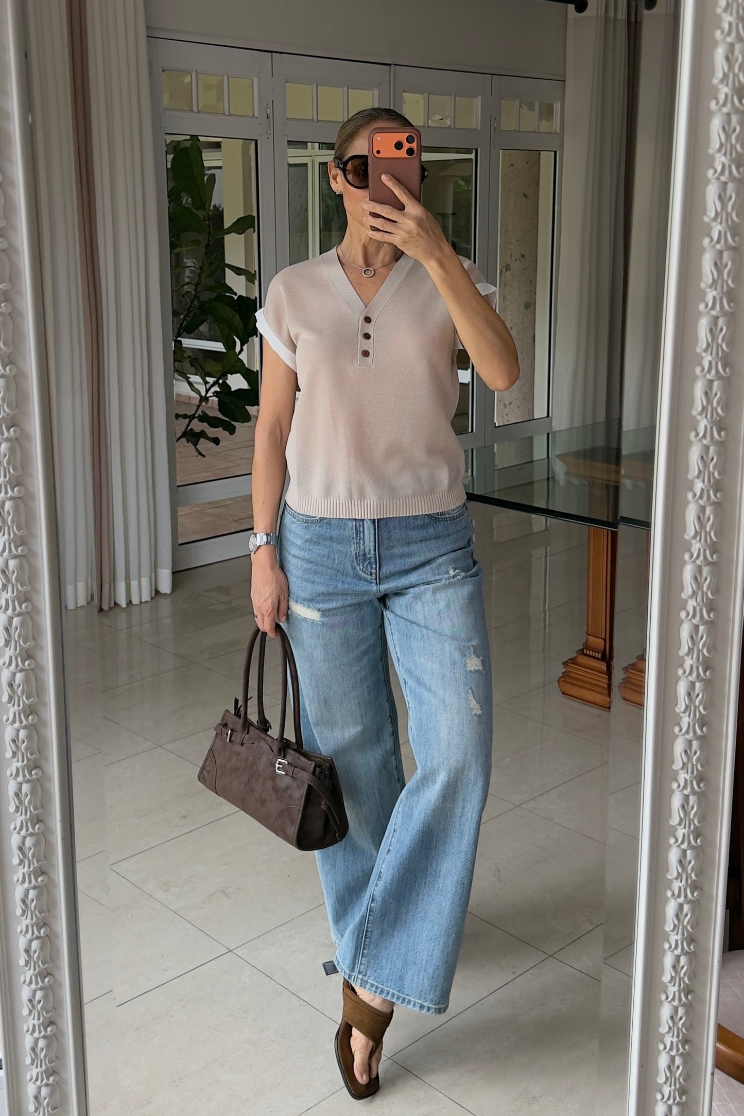 BLUSA DETALLE MANGAS