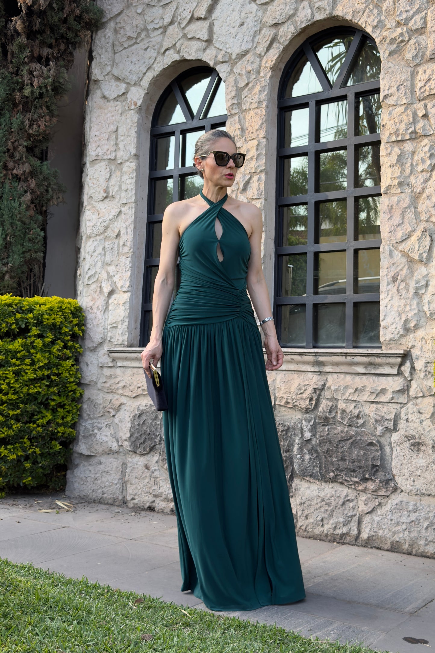 VESTIDO DETALLE DRAPEADO