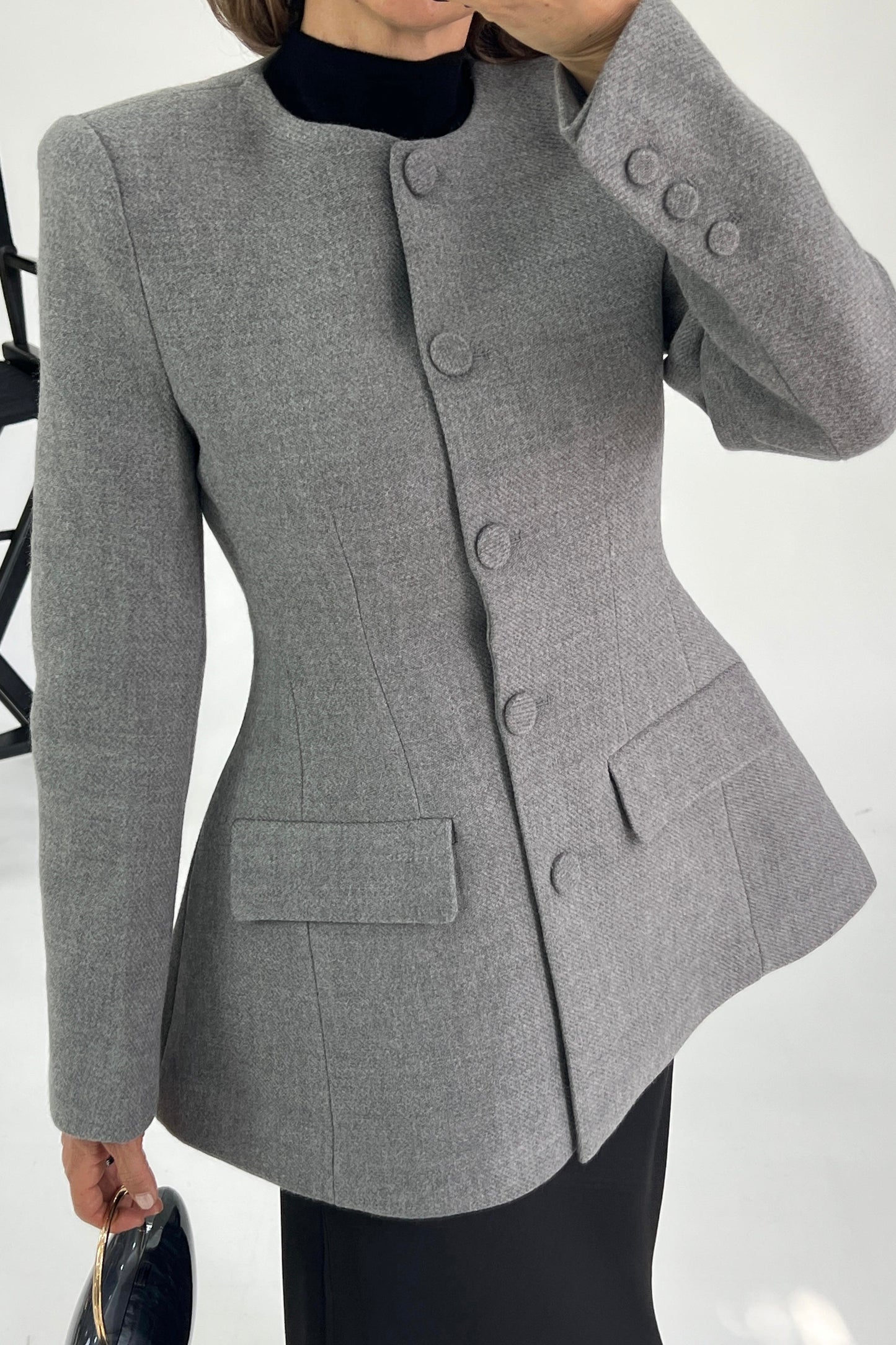 FITTED COAT WITH WAIST