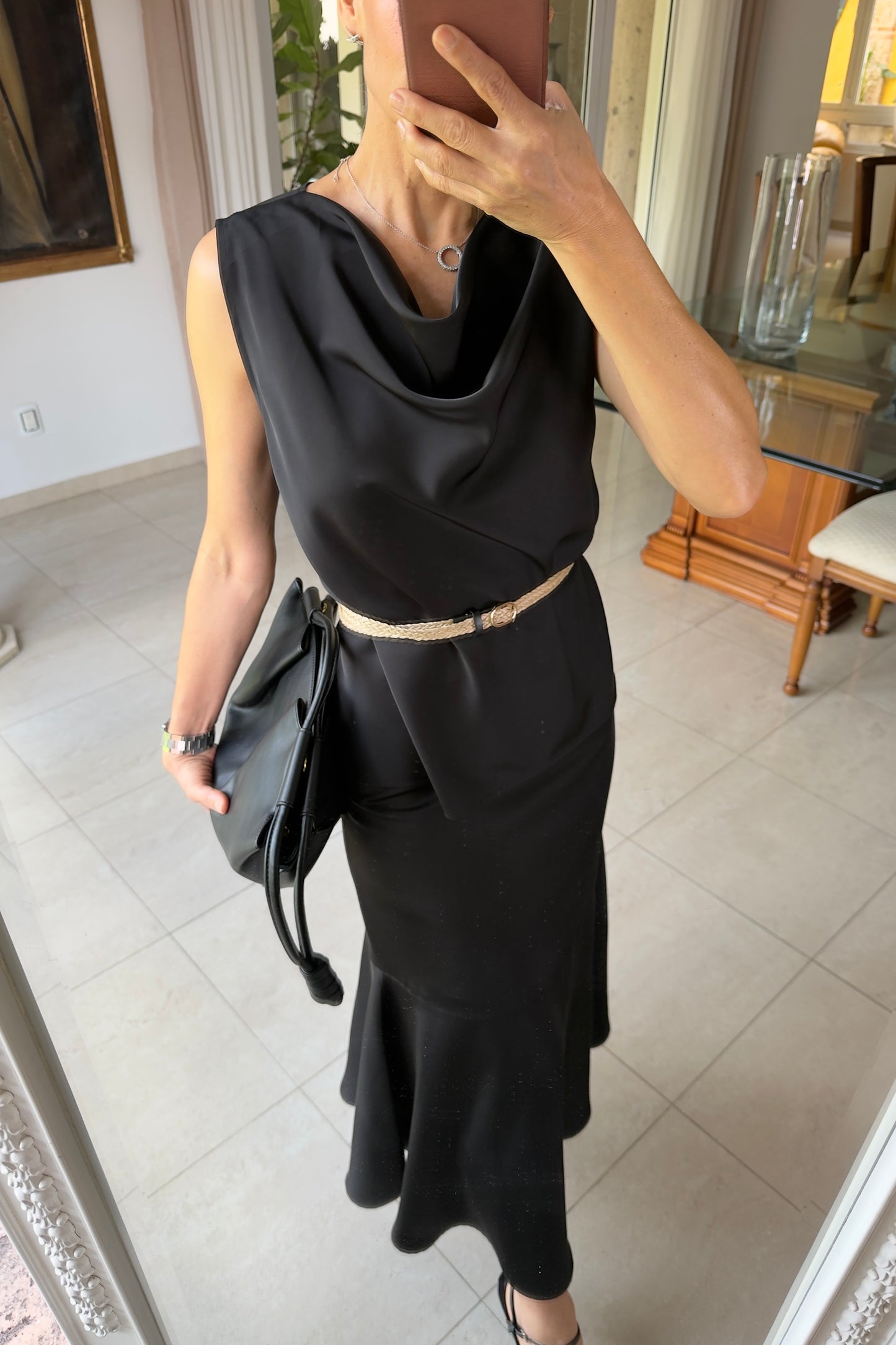 SET SATIN DRAPEADO