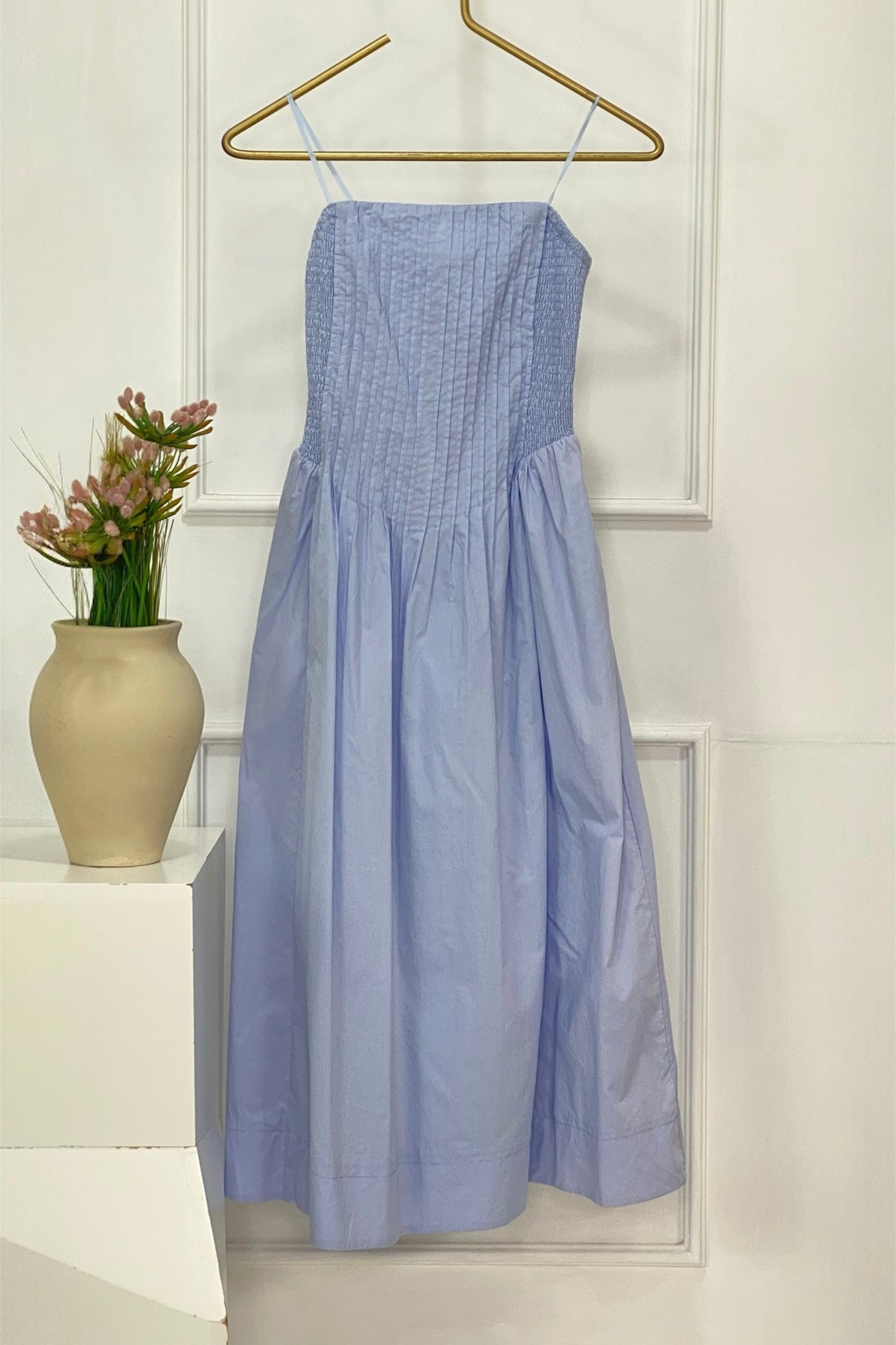 VESTIDO BUSTO PLISADO