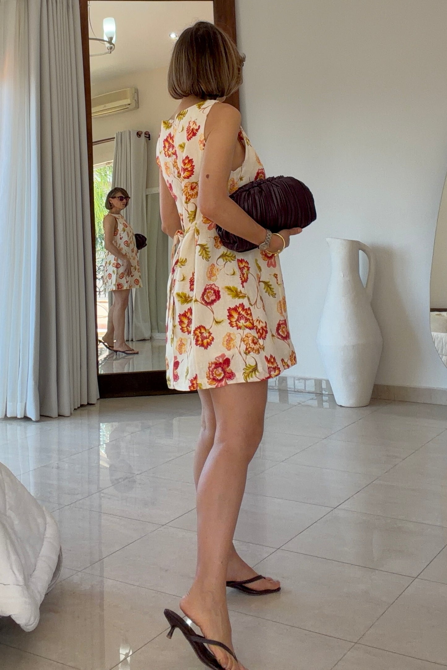 VESTIDO MINI FLORAL