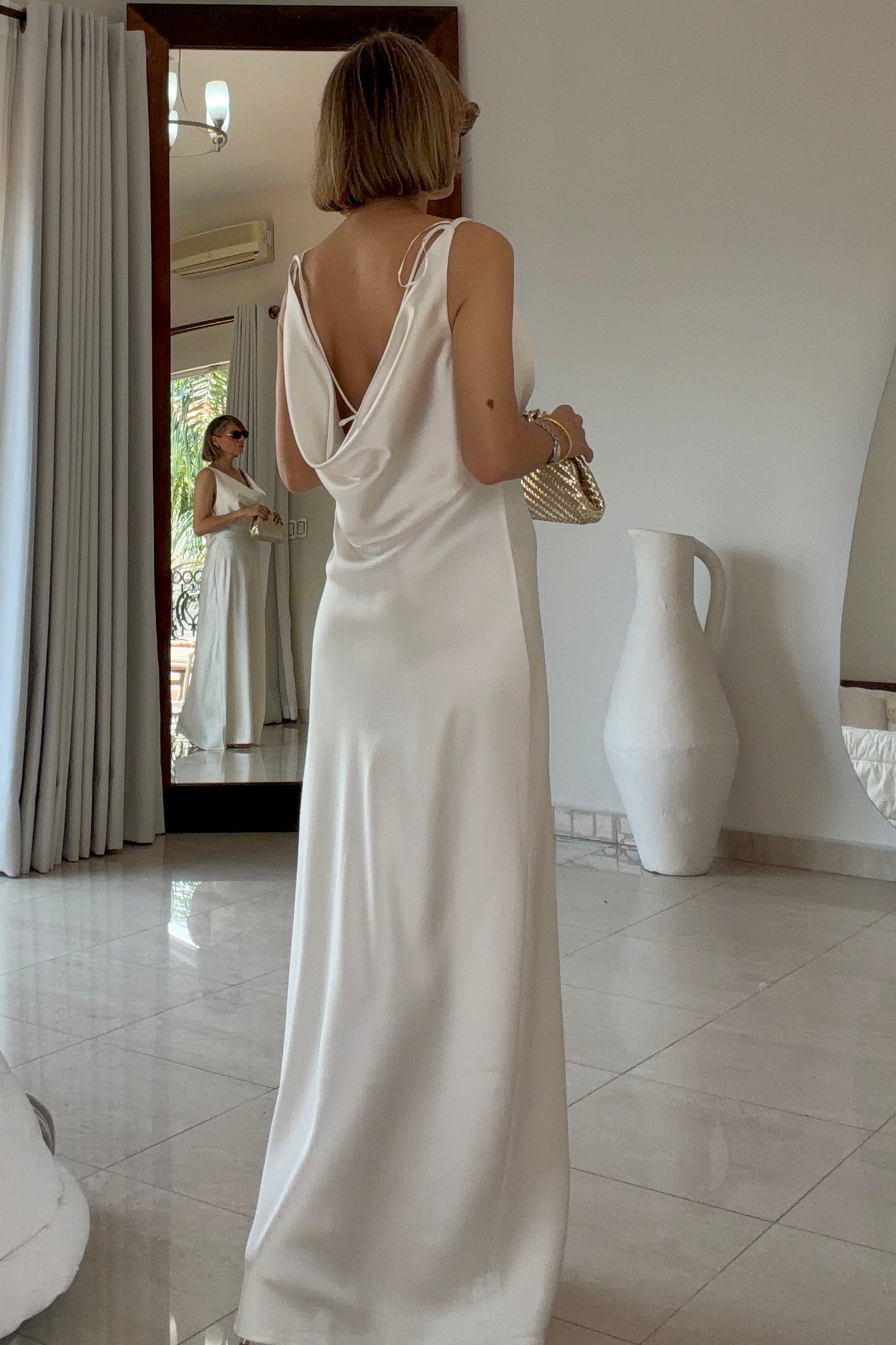 VESTIDO DRAPEADO