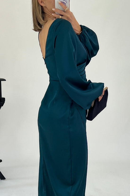 VESTIDO MANGA OBISPO