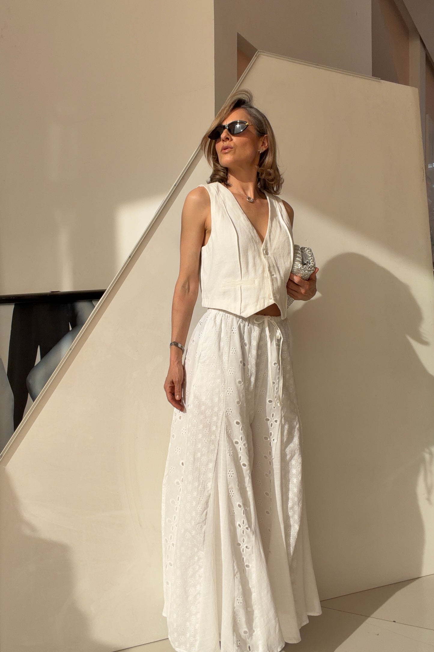 PANTALON ALGODON PICADO