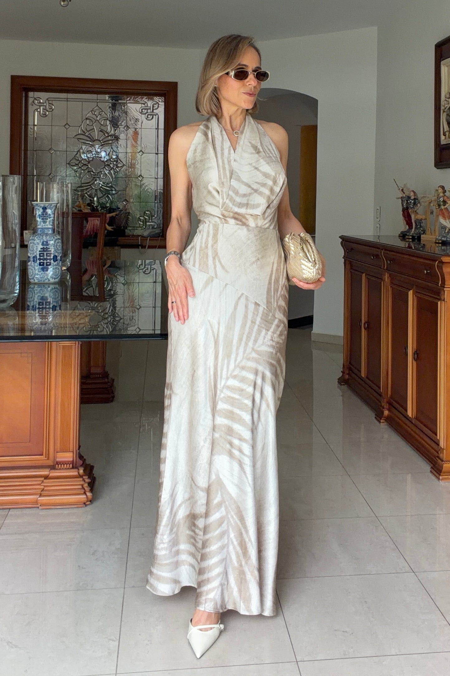 VESTIDO DRAPEADO