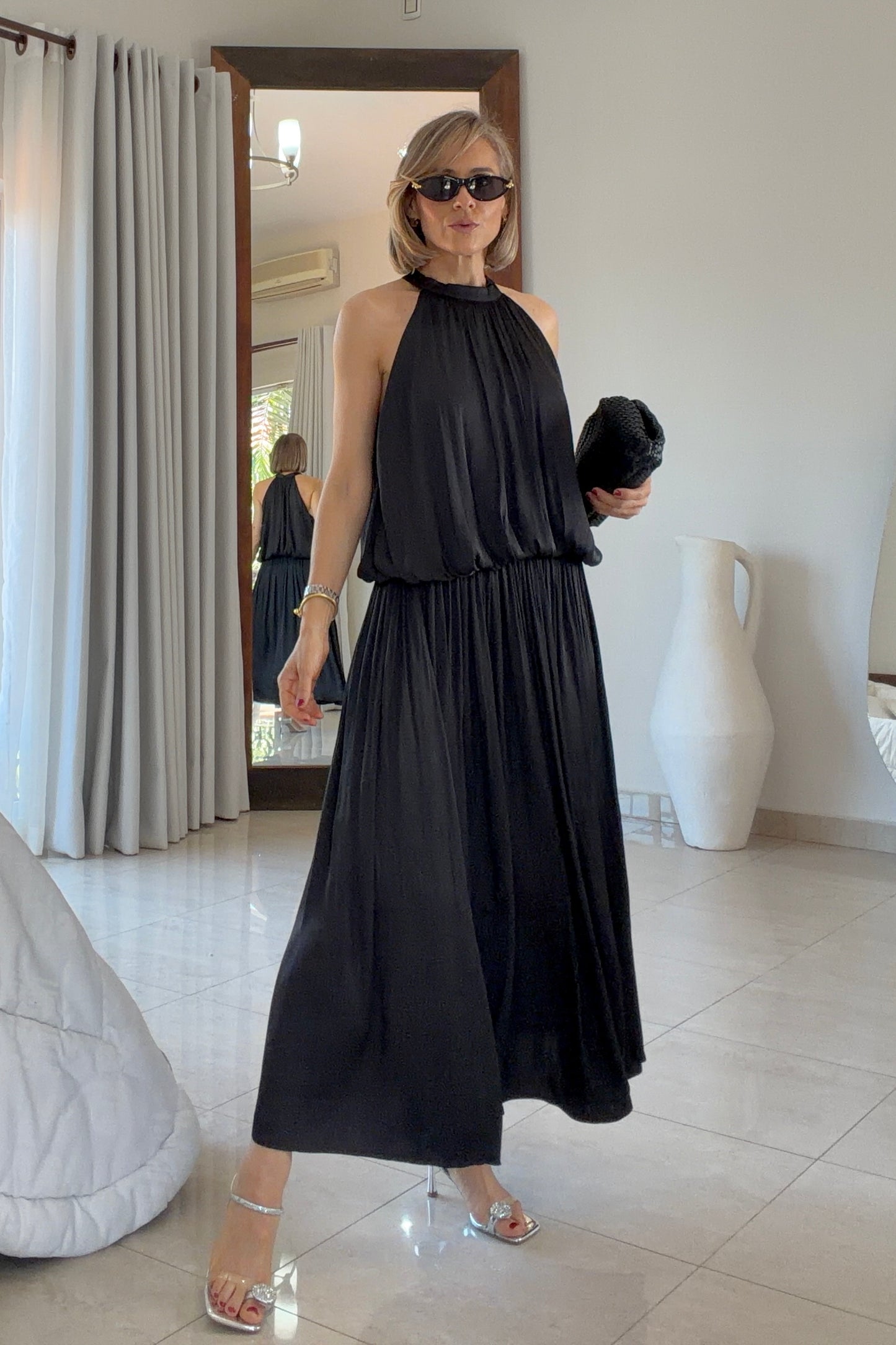 VESTIDO CORTE CINTURA