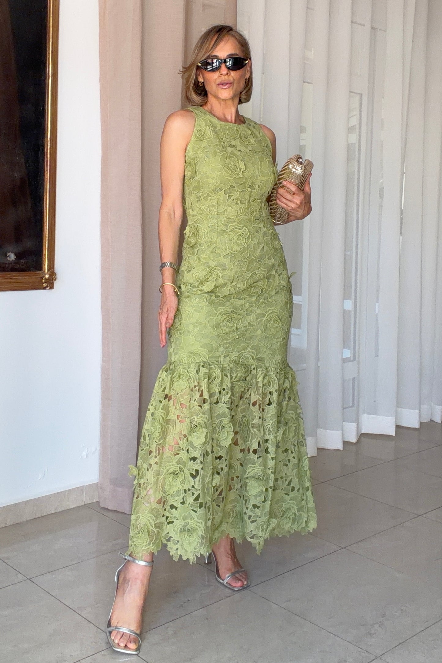 VESTIDO CROCHET MIDI