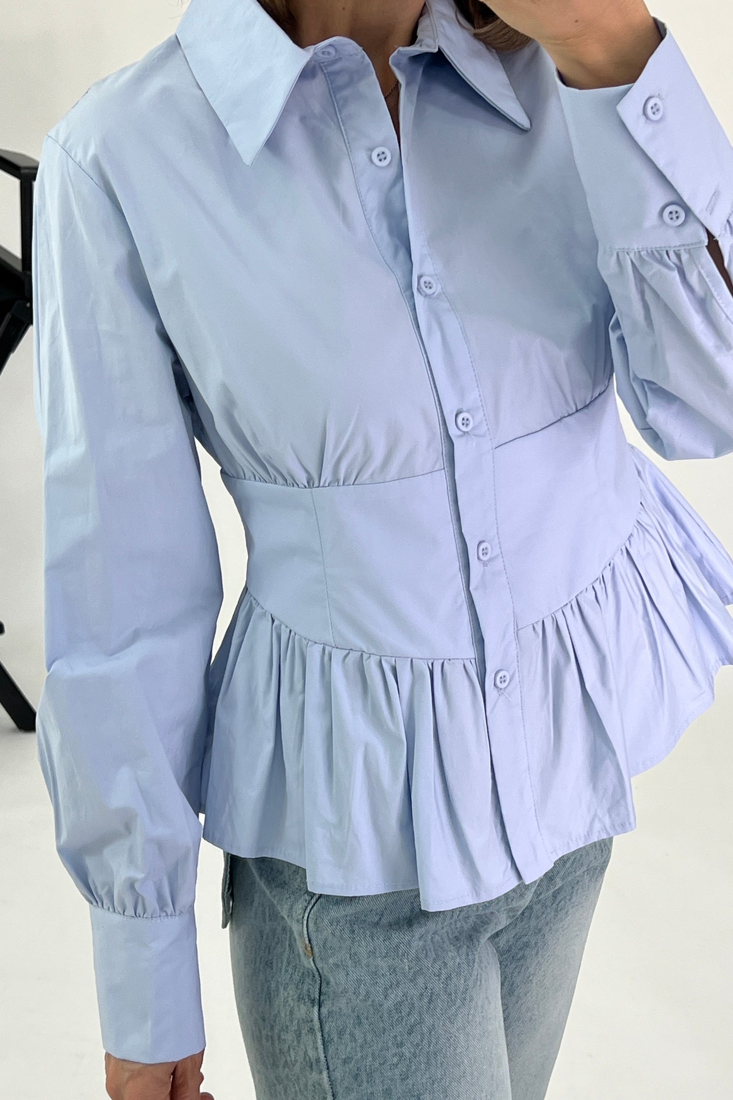 BLUSA CINTURA AJUSTADA