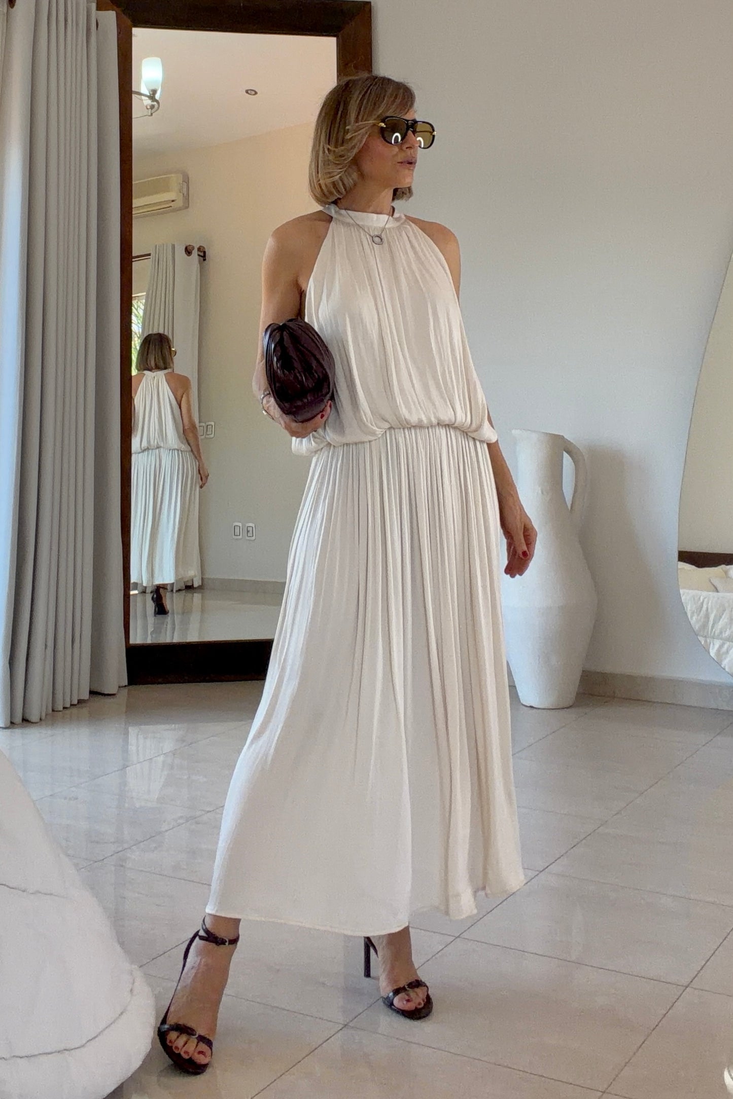 VESTIDO CORTE CINTURA