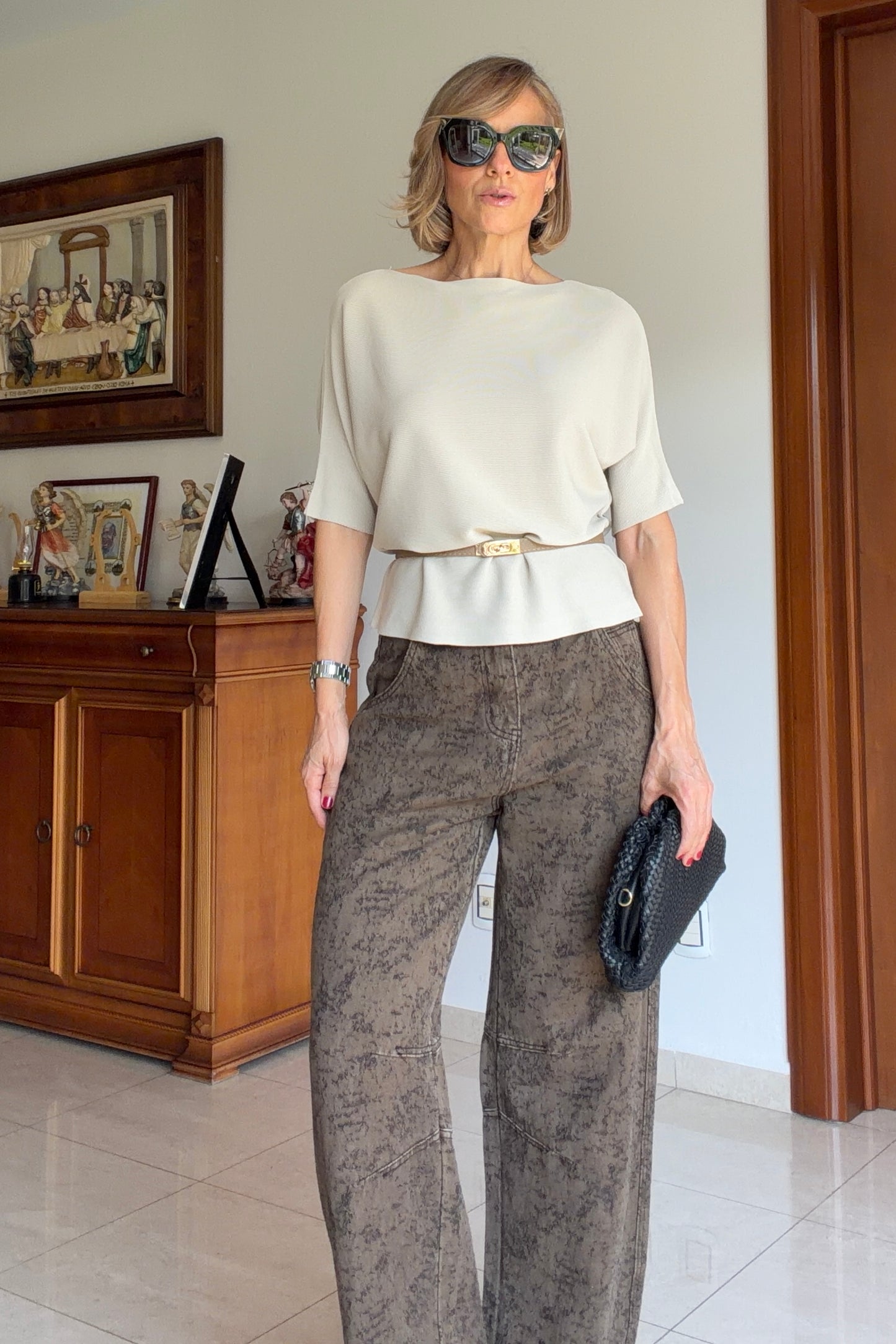 BLUSA CINTURON