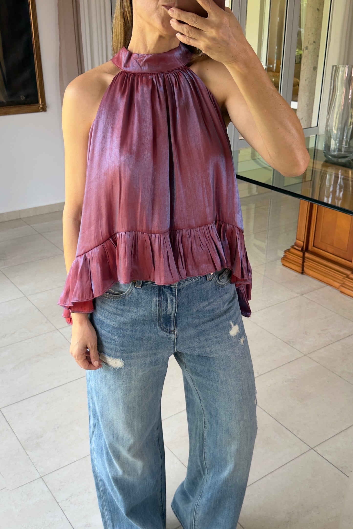 BLUSA BAJO IRREGULAR