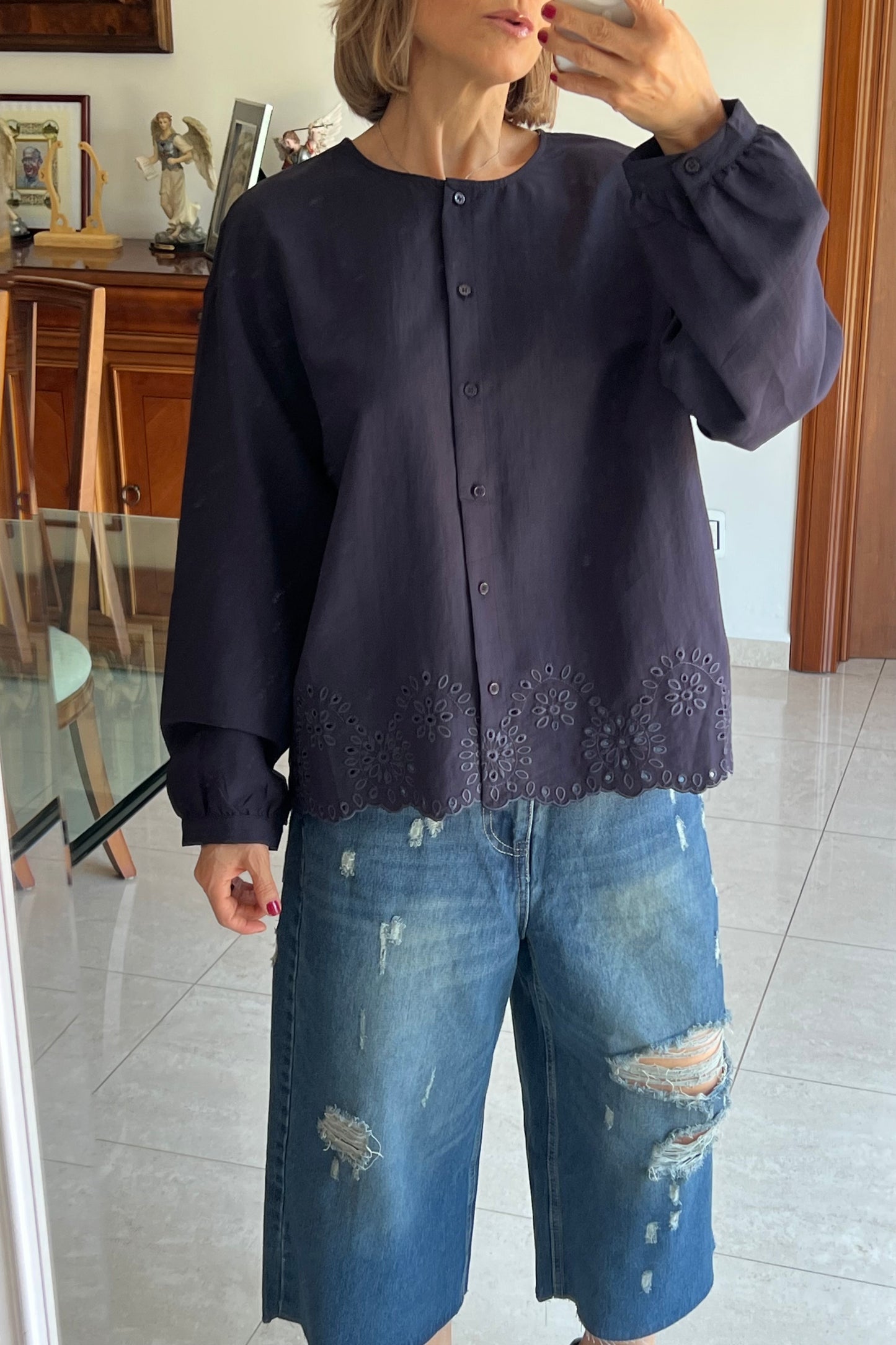 BLUSA DISEÑO BORDADO