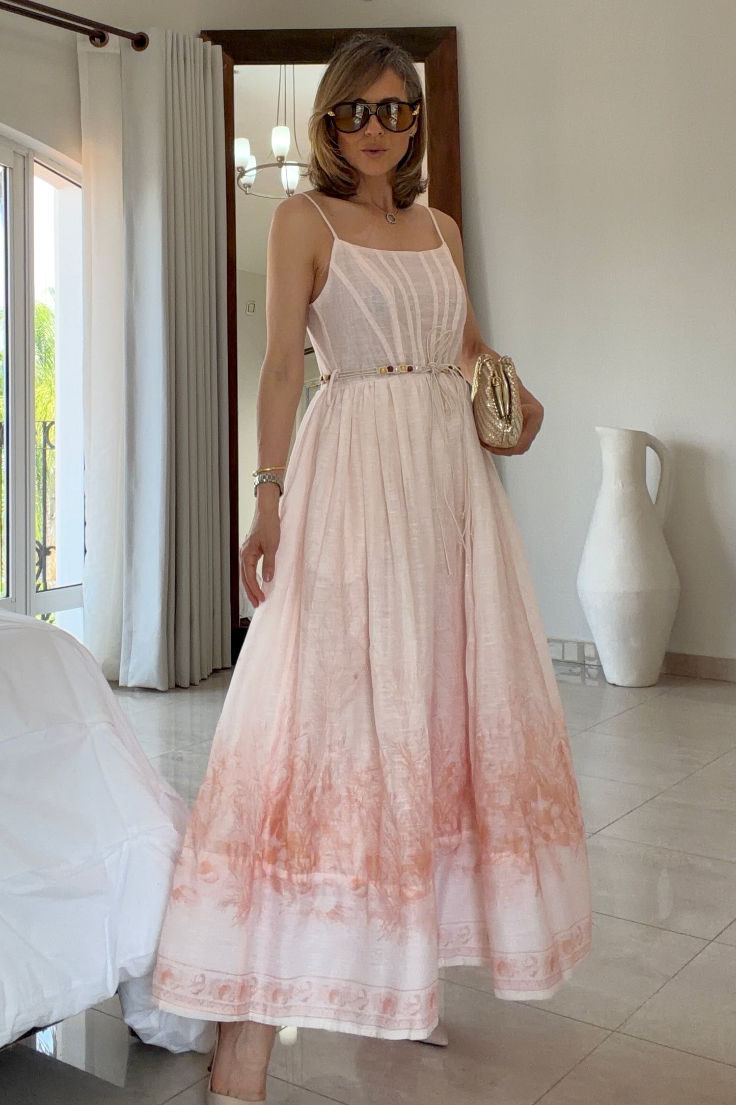 VESTIDO CINTO RUSTICO