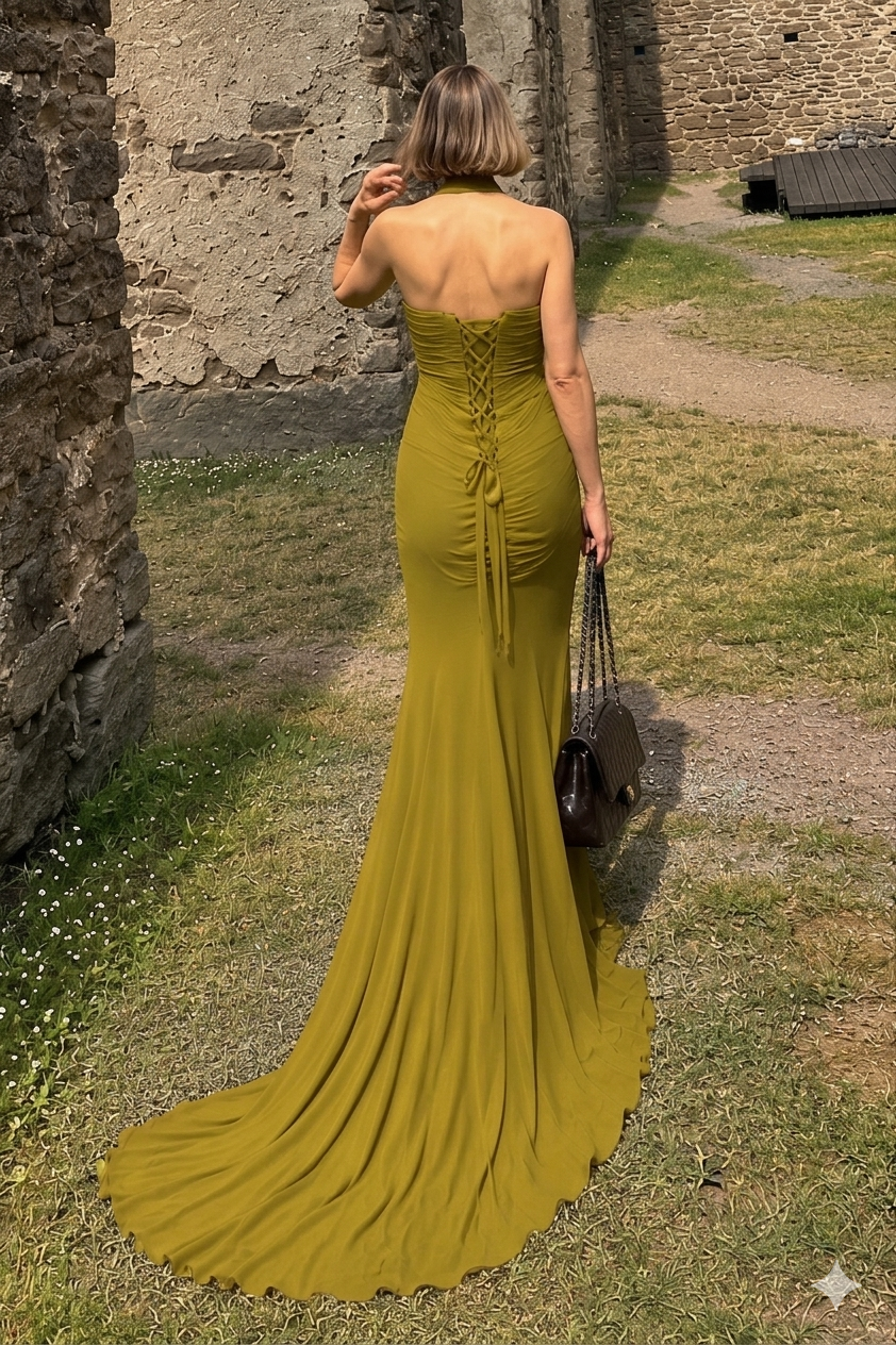 VESTIDO DETALLE CORRUGADO