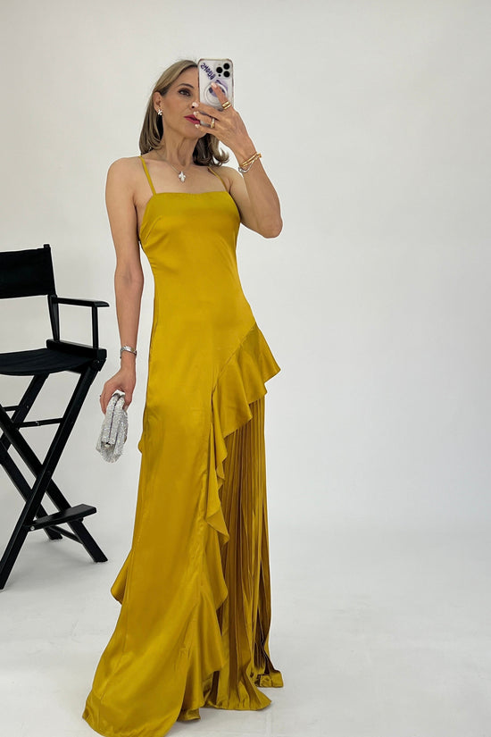 VESTIDO ASIMETRICO PLISADO