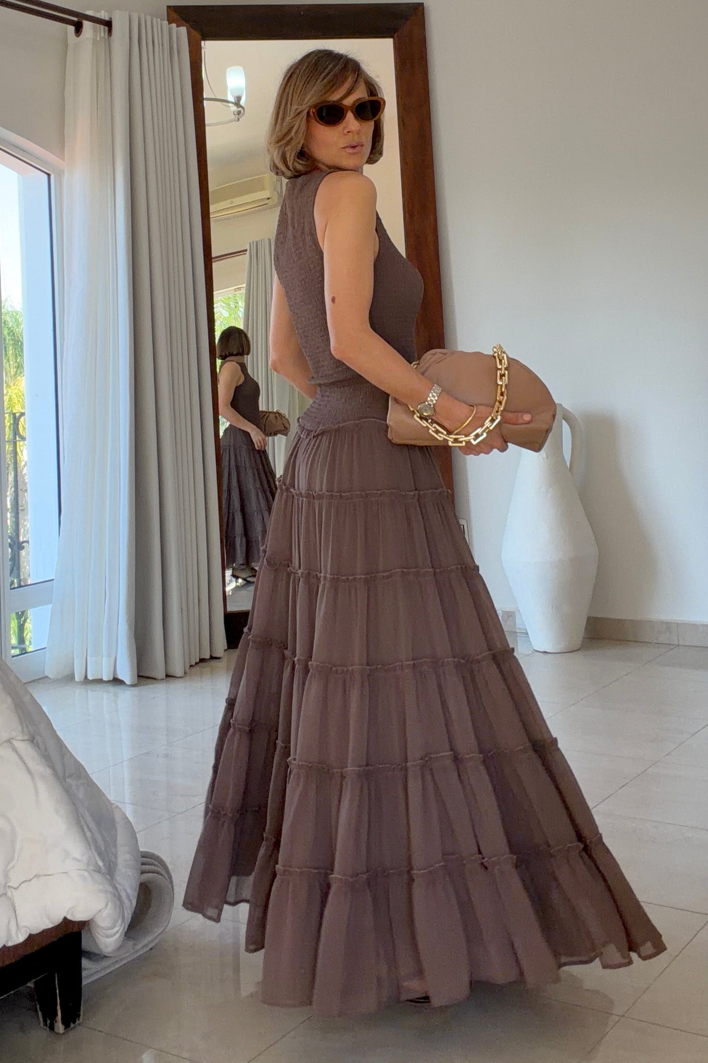 VESTIDO BUSTO FRUNCIDO