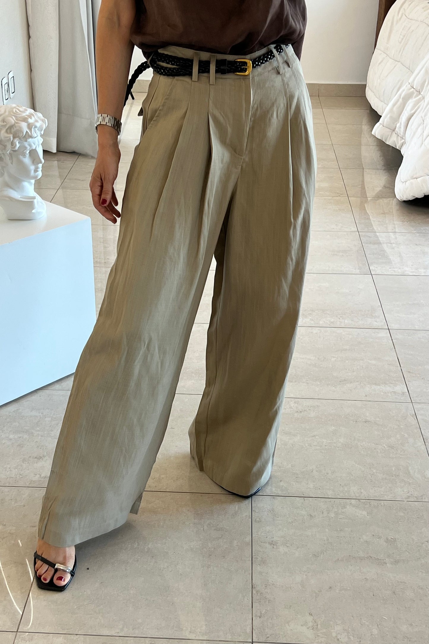 PANTALON CINTO TRENZADO