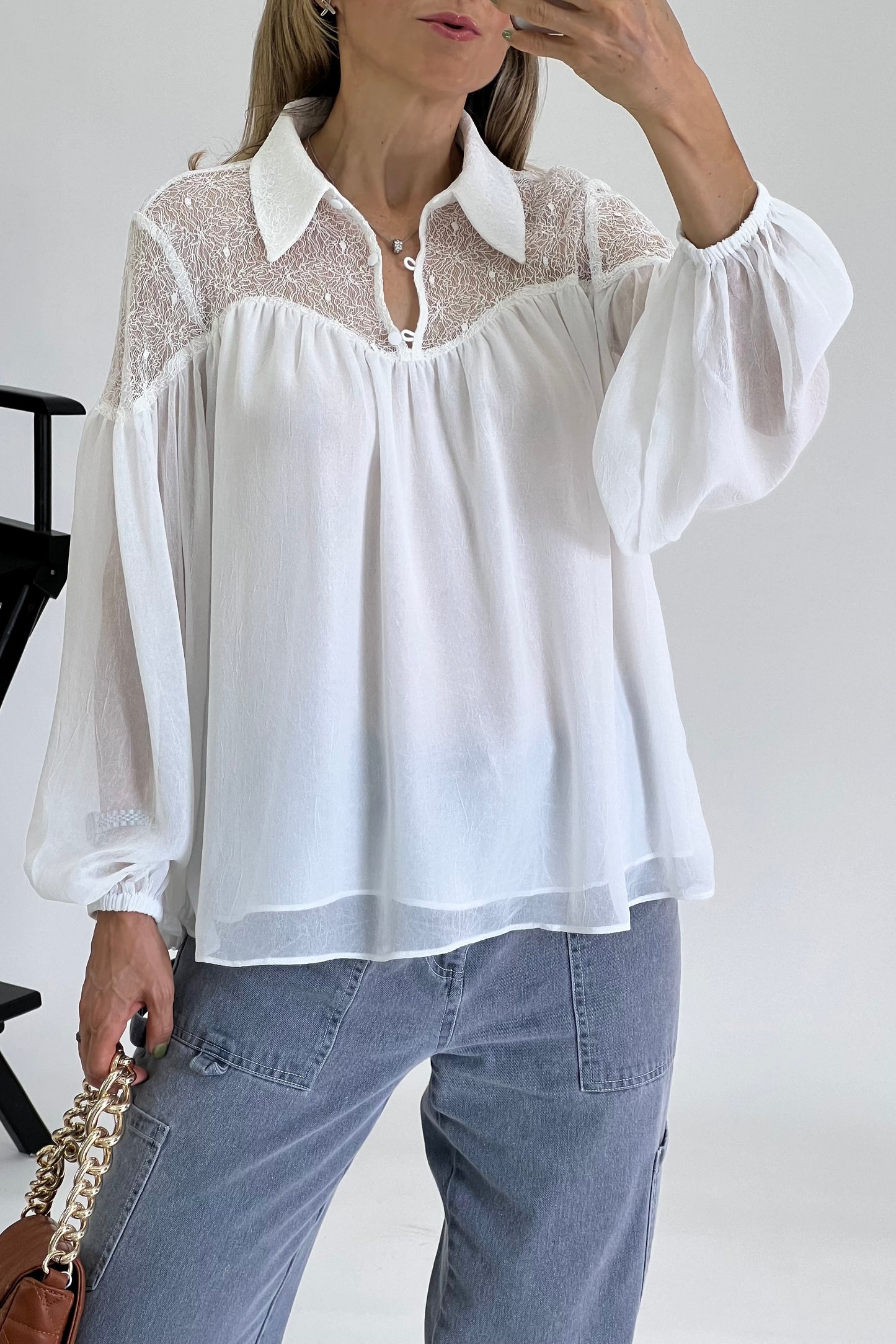 BLUSA TRANSPARENCIA HOMBROS