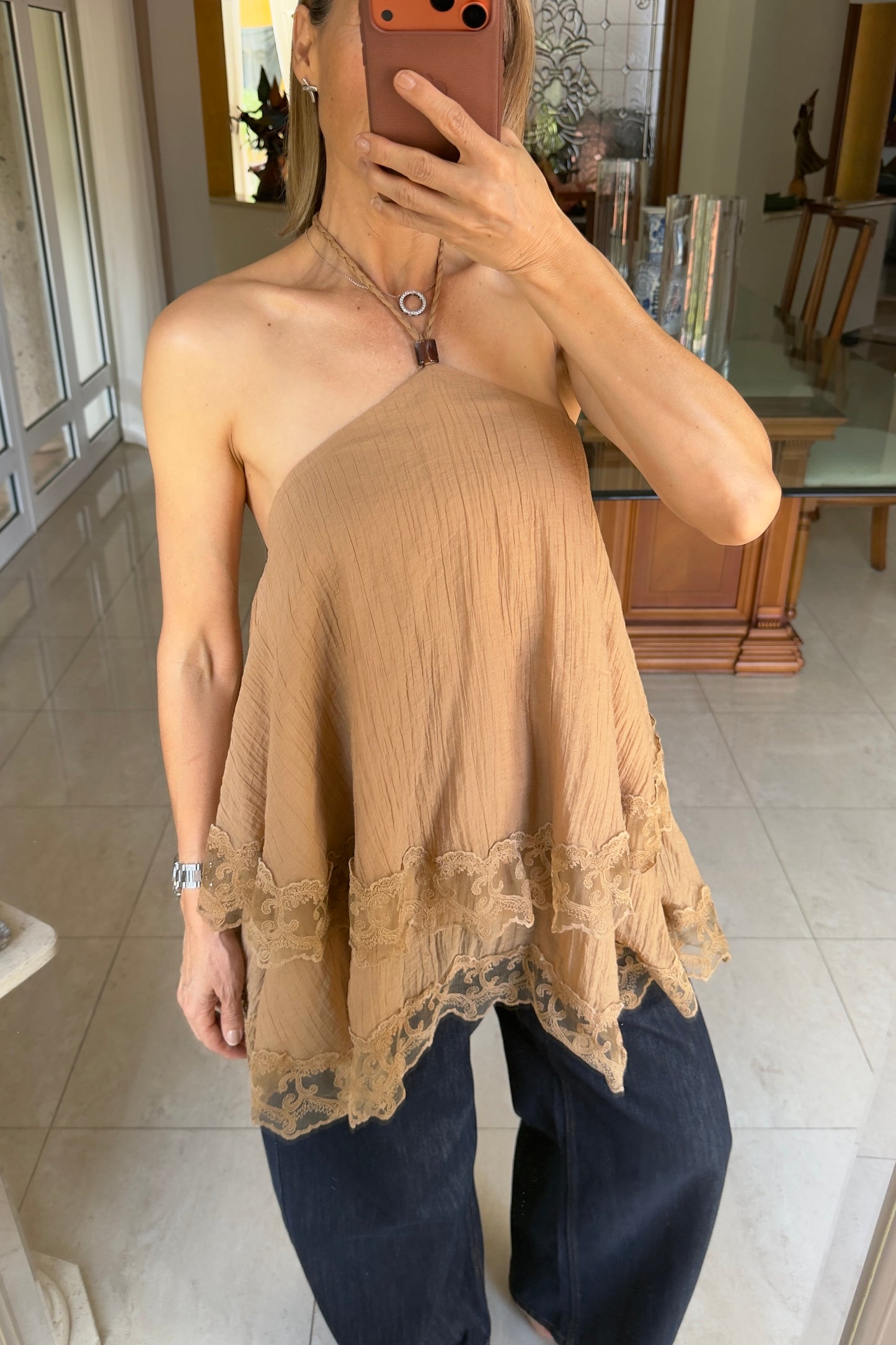 BLUSA CAPAS & ENCAJE