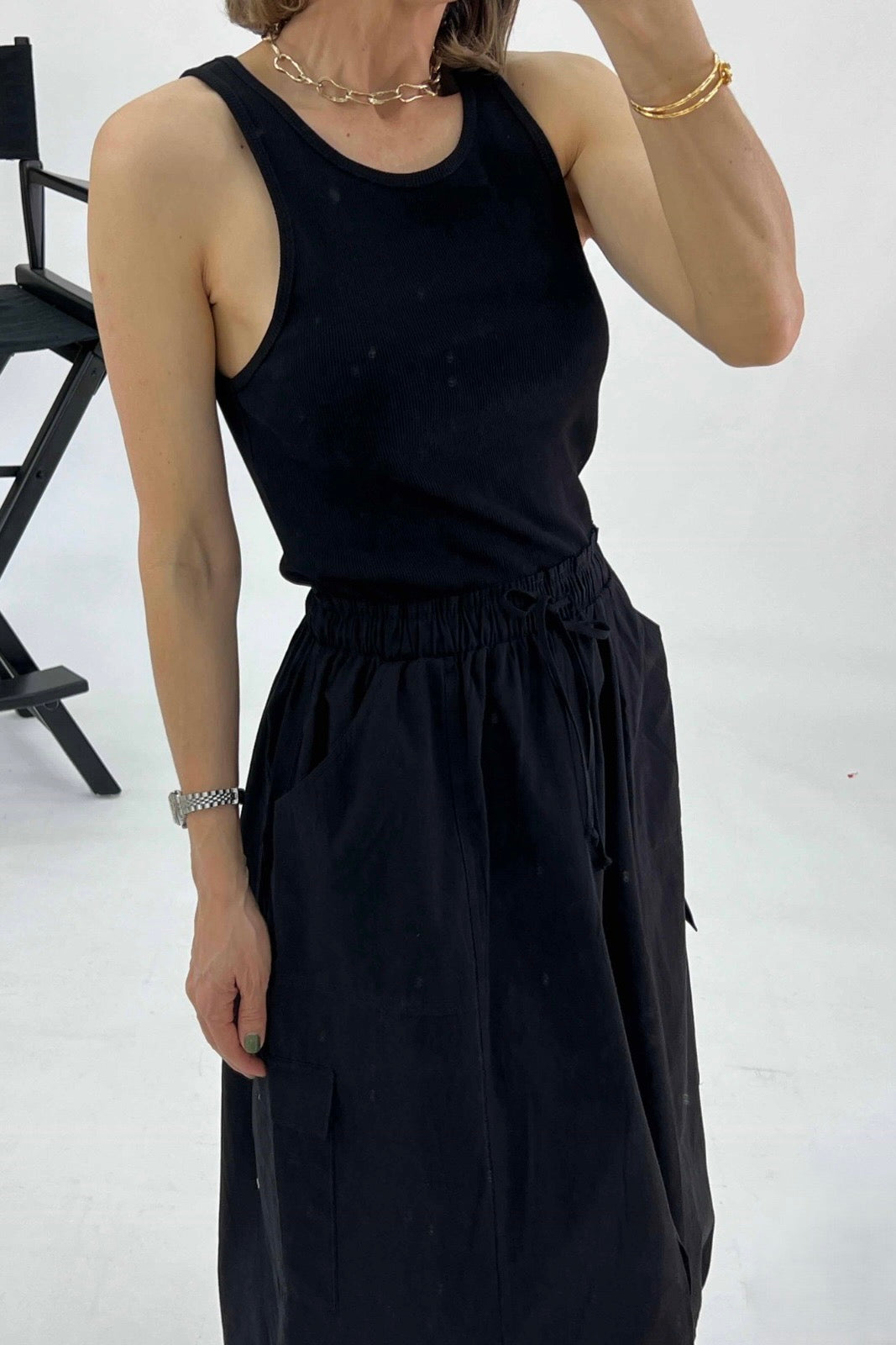 VESTIDO BAJO AJUSTABLE