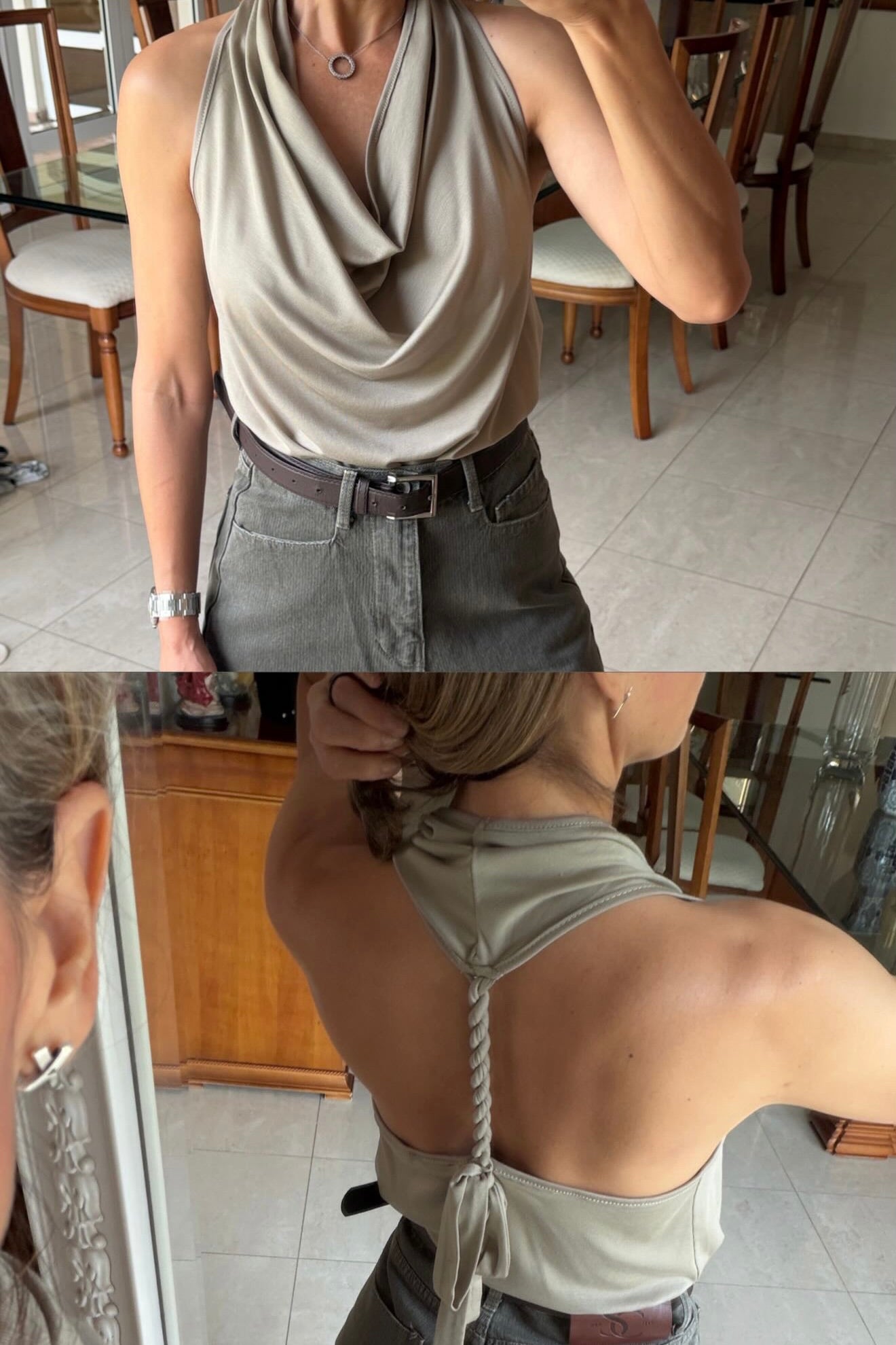 BLUSA TRENZA ESPALDA